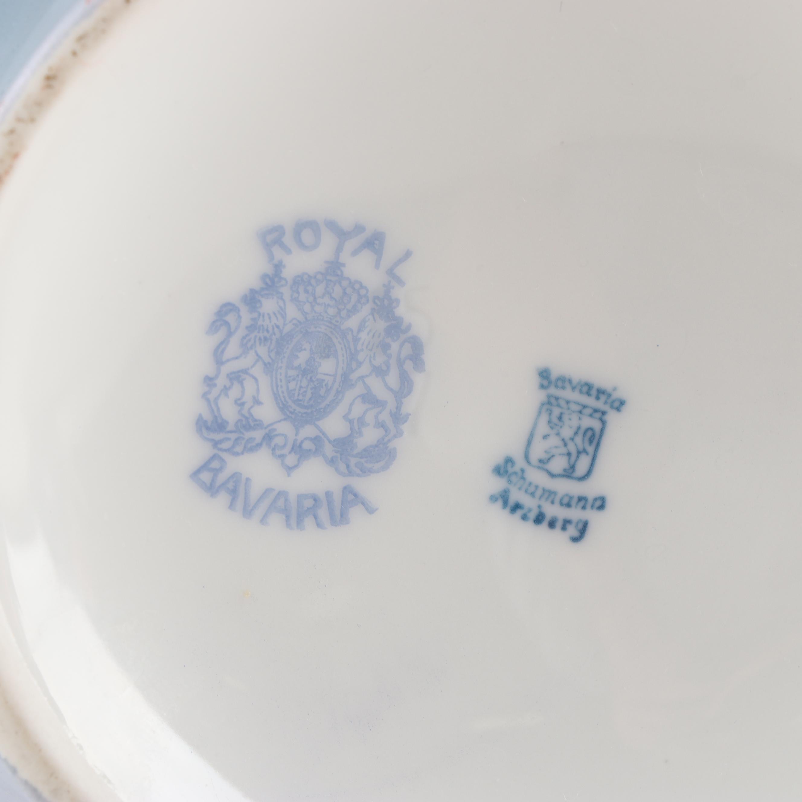 Royal Bavaria Lusterware Covered Cream and Milk Pitchers