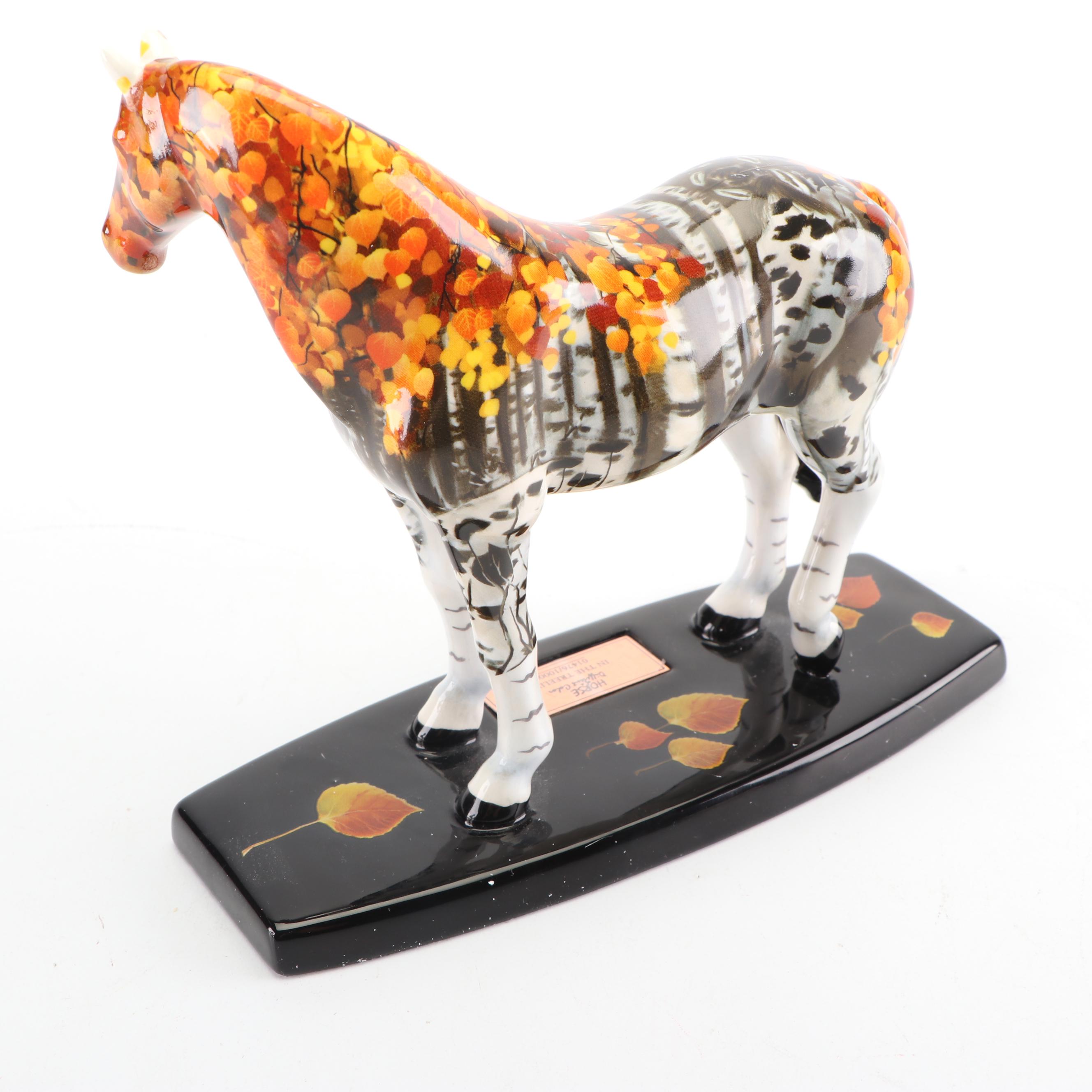 Horse of a Different Color and The Trail of Painted Ponies Figurines