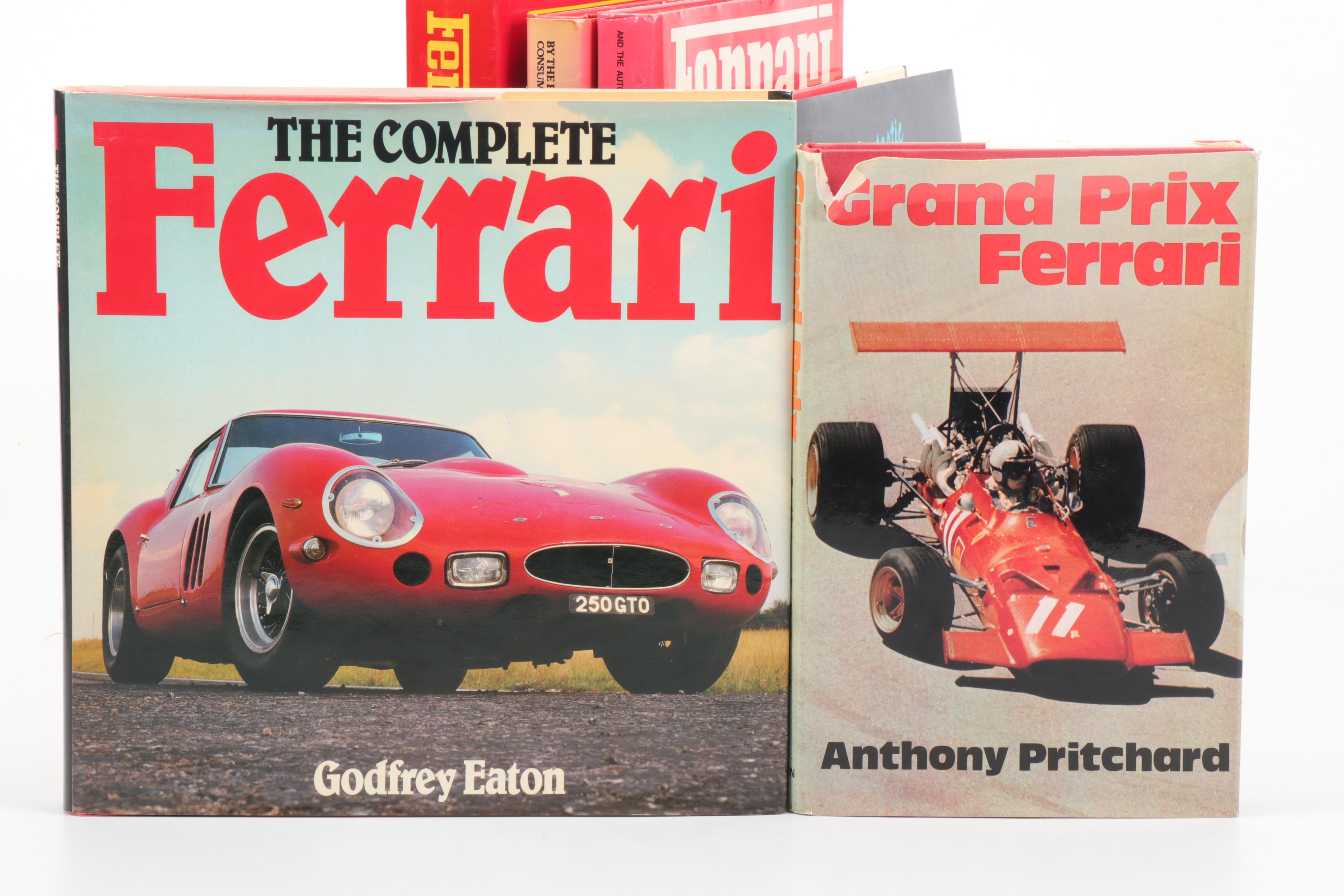 Ferrari Coffee Table Books Including "Grand Prix Ferrari"