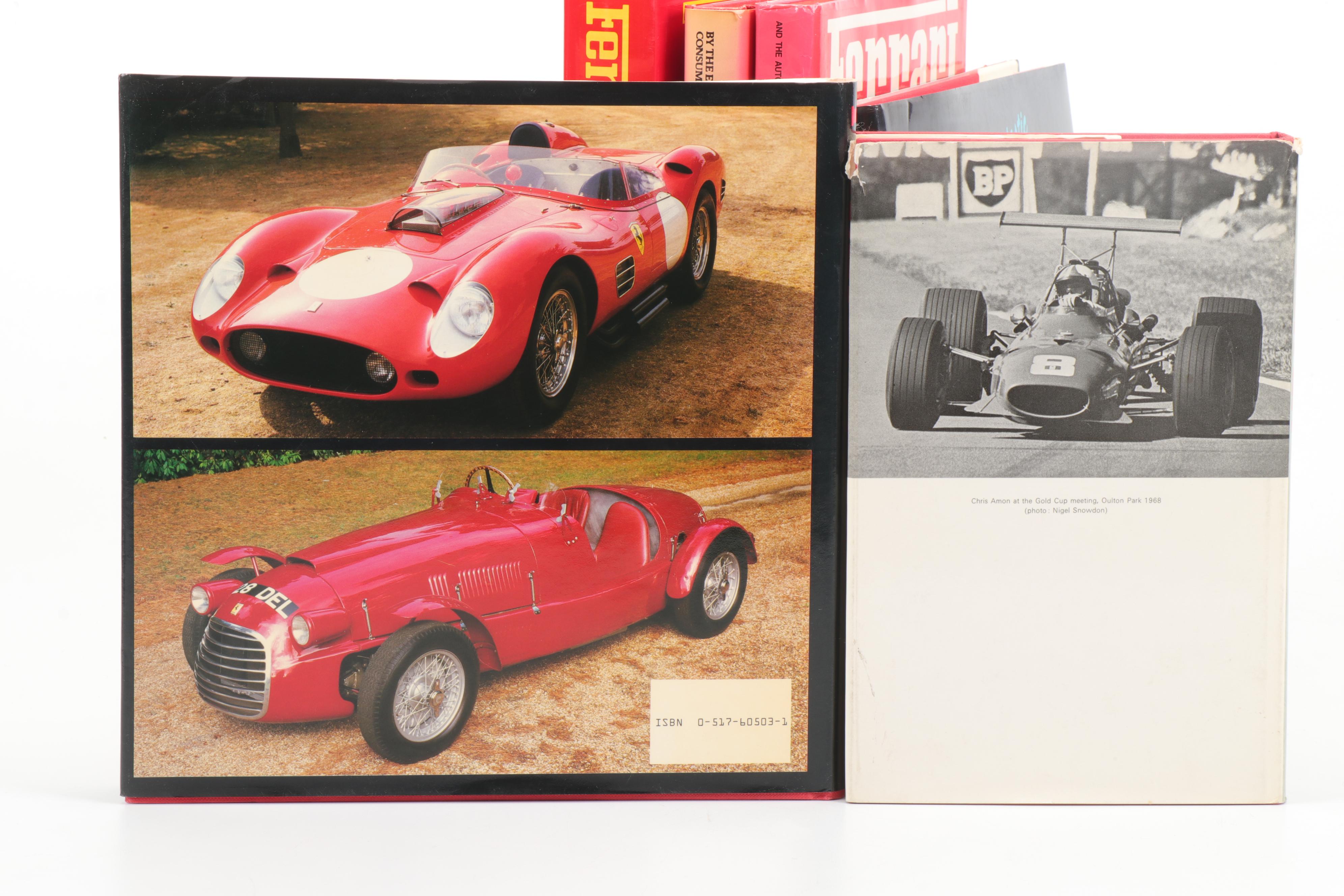 Ferrari Coffee Table Books Including "Grand Prix Ferrari"
