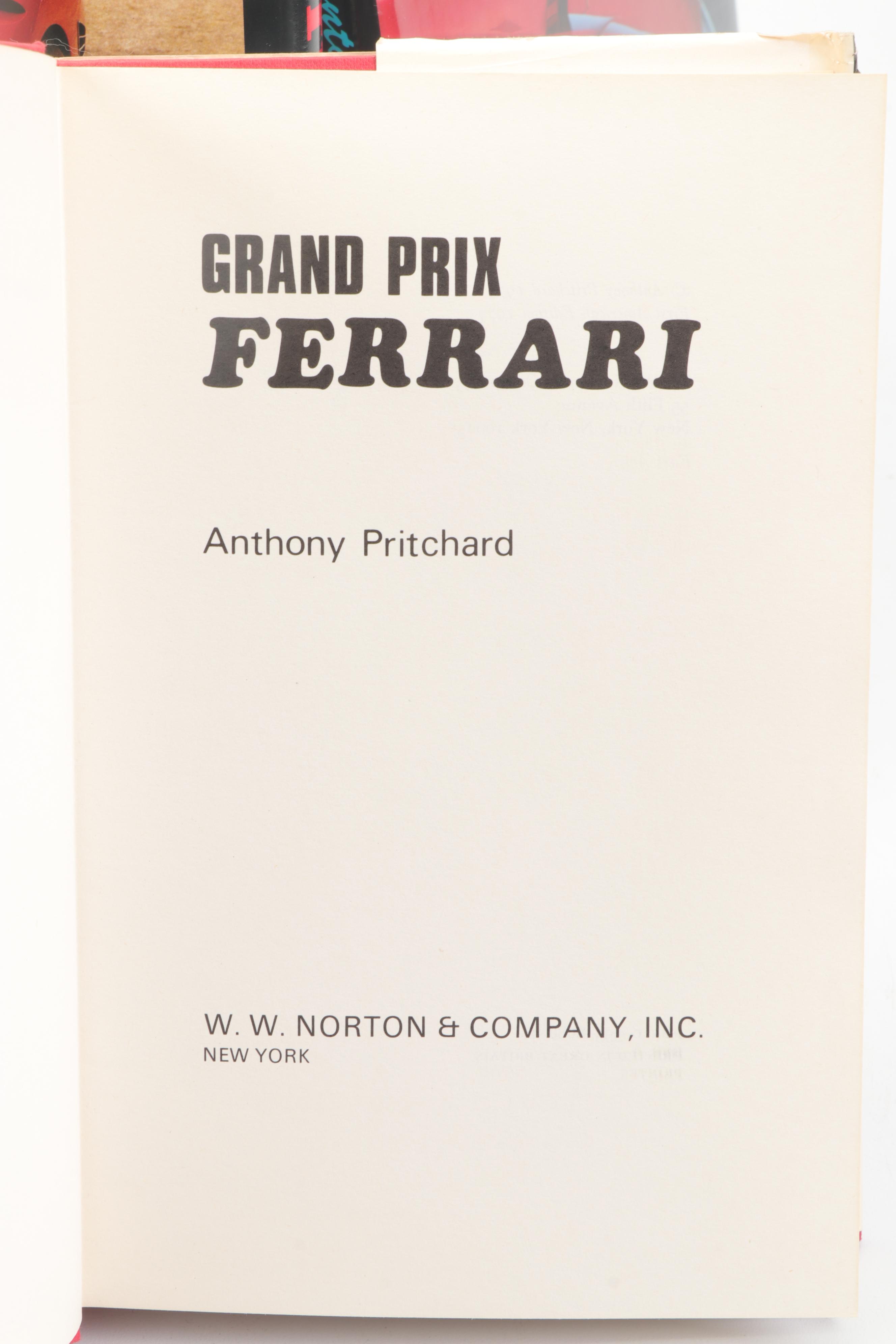Ferrari Coffee Table Books Including "Grand Prix Ferrari"
