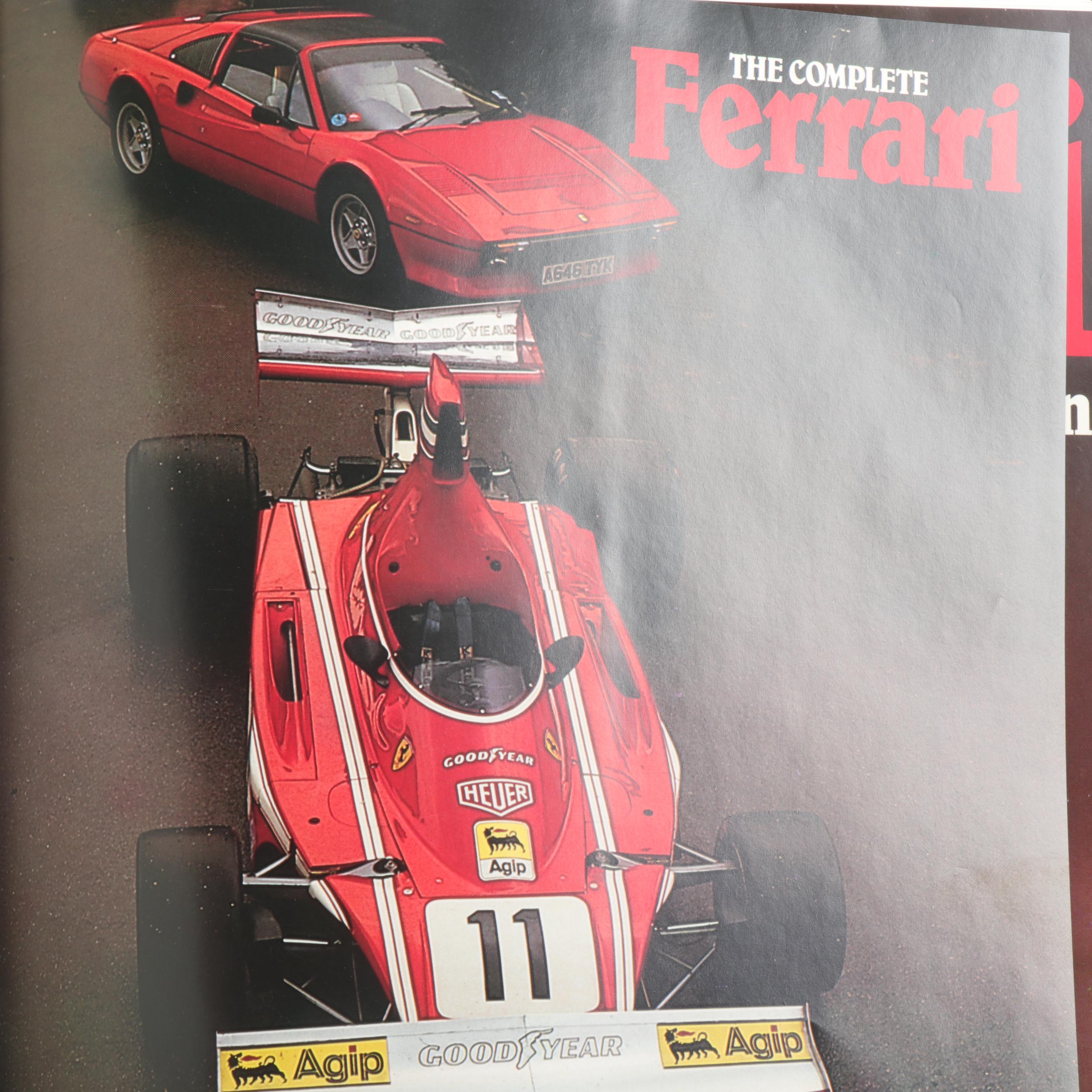 Ferrari Coffee Table Books Including "Grand Prix Ferrari"