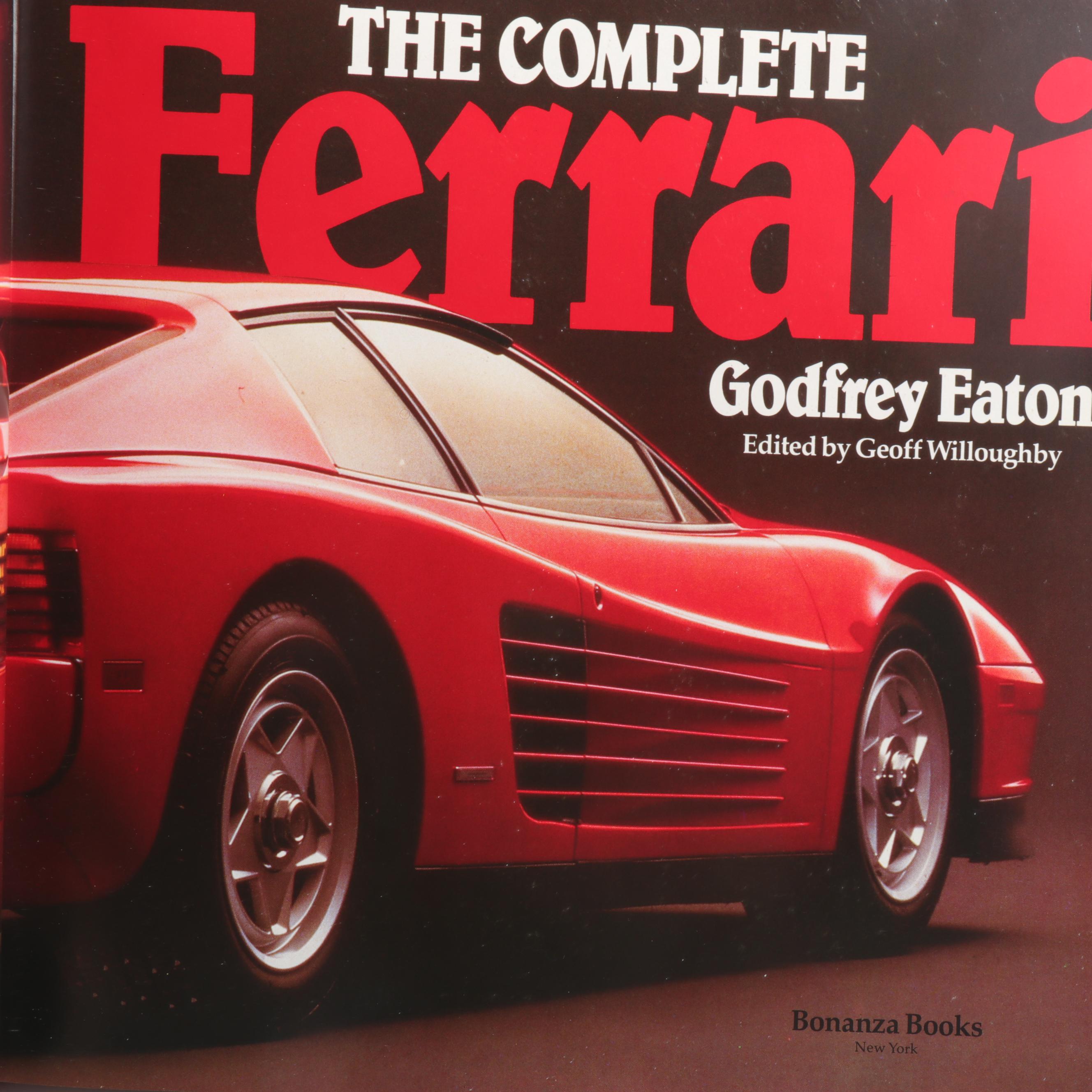Ferrari Coffee Table Books Including "Grand Prix Ferrari"