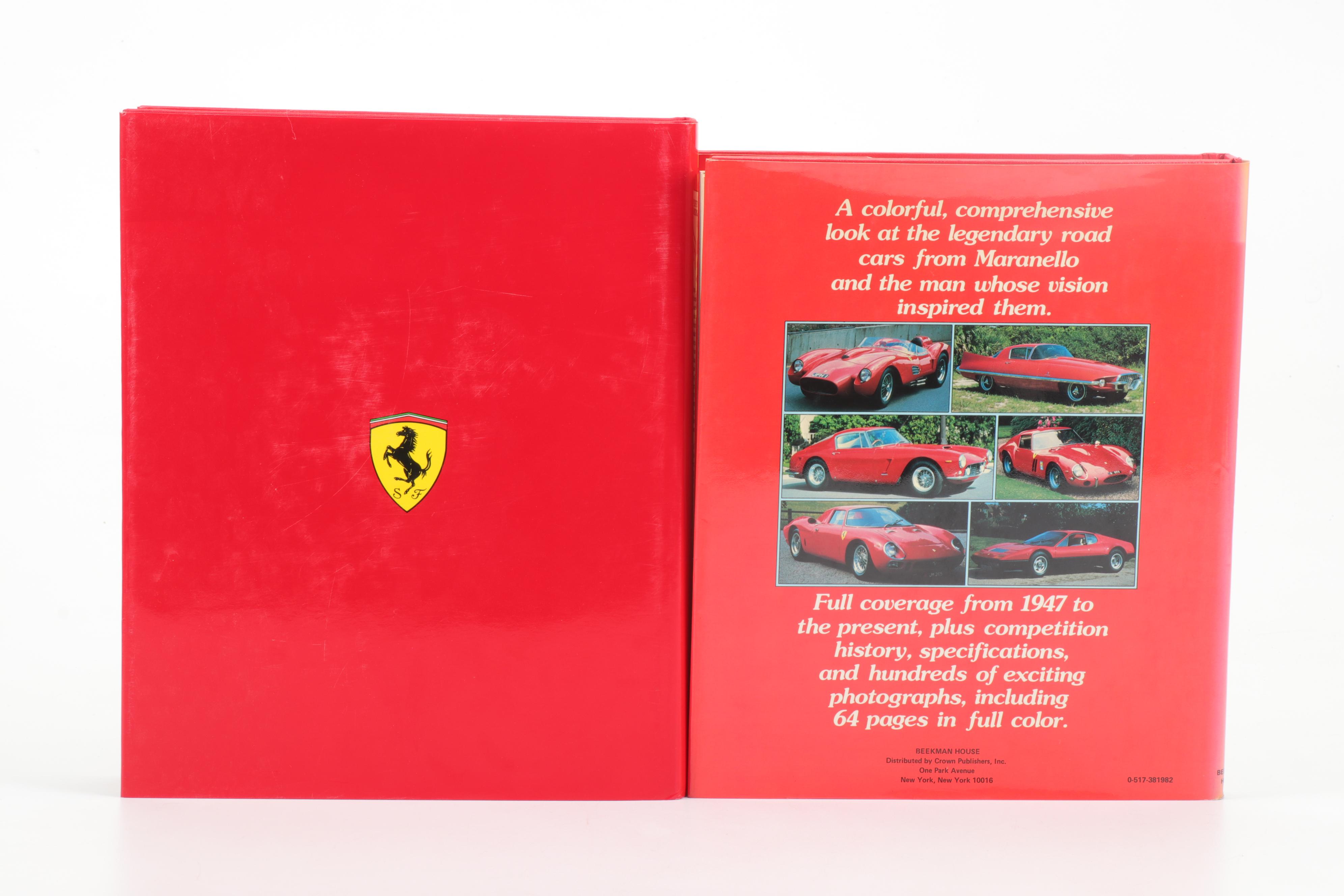 Ferrari Coffee Table Books Including "Grand Prix Ferrari"