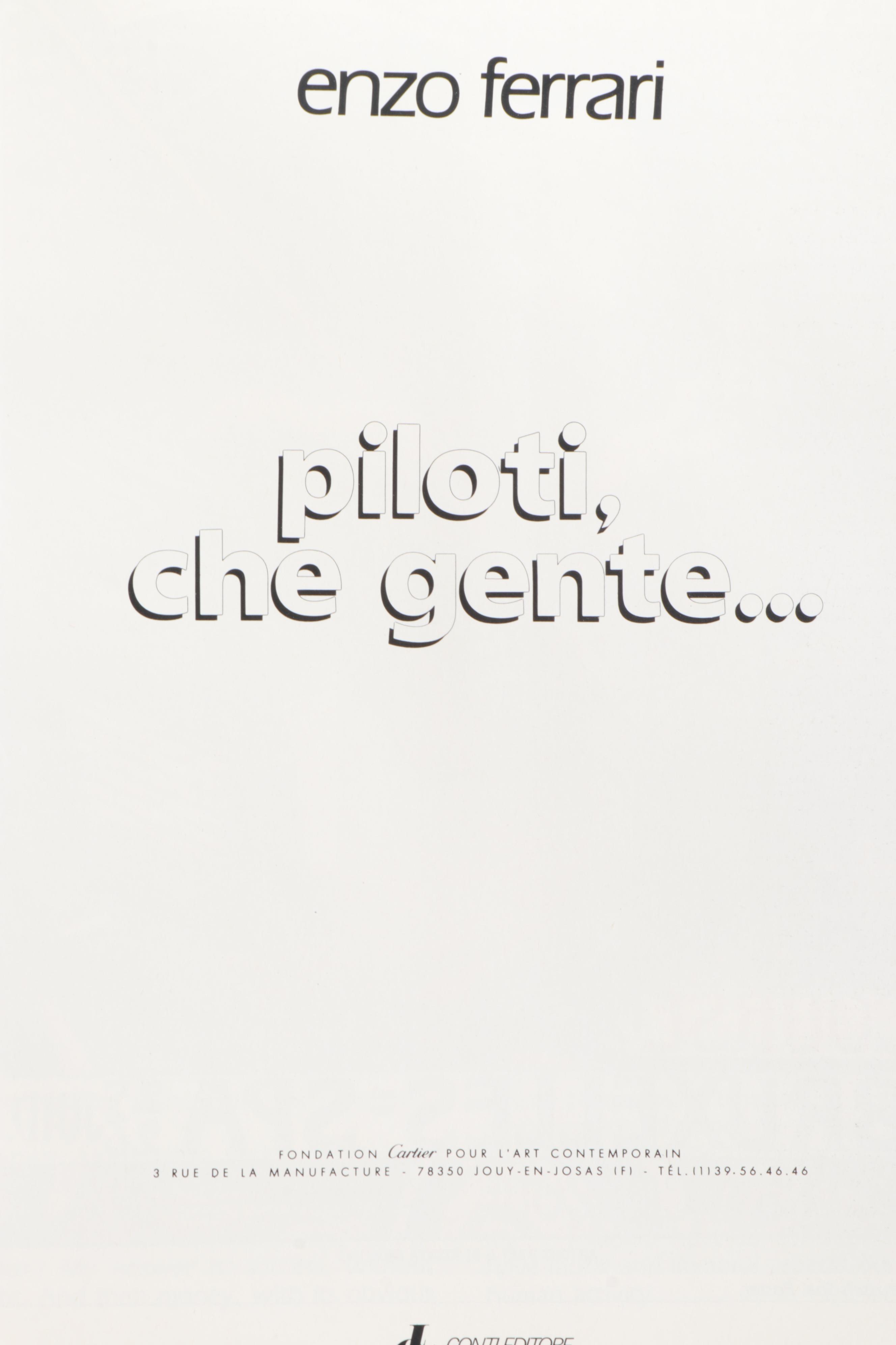 Ferrari Coffee Table Books Including "Grand Prix Ferrari"