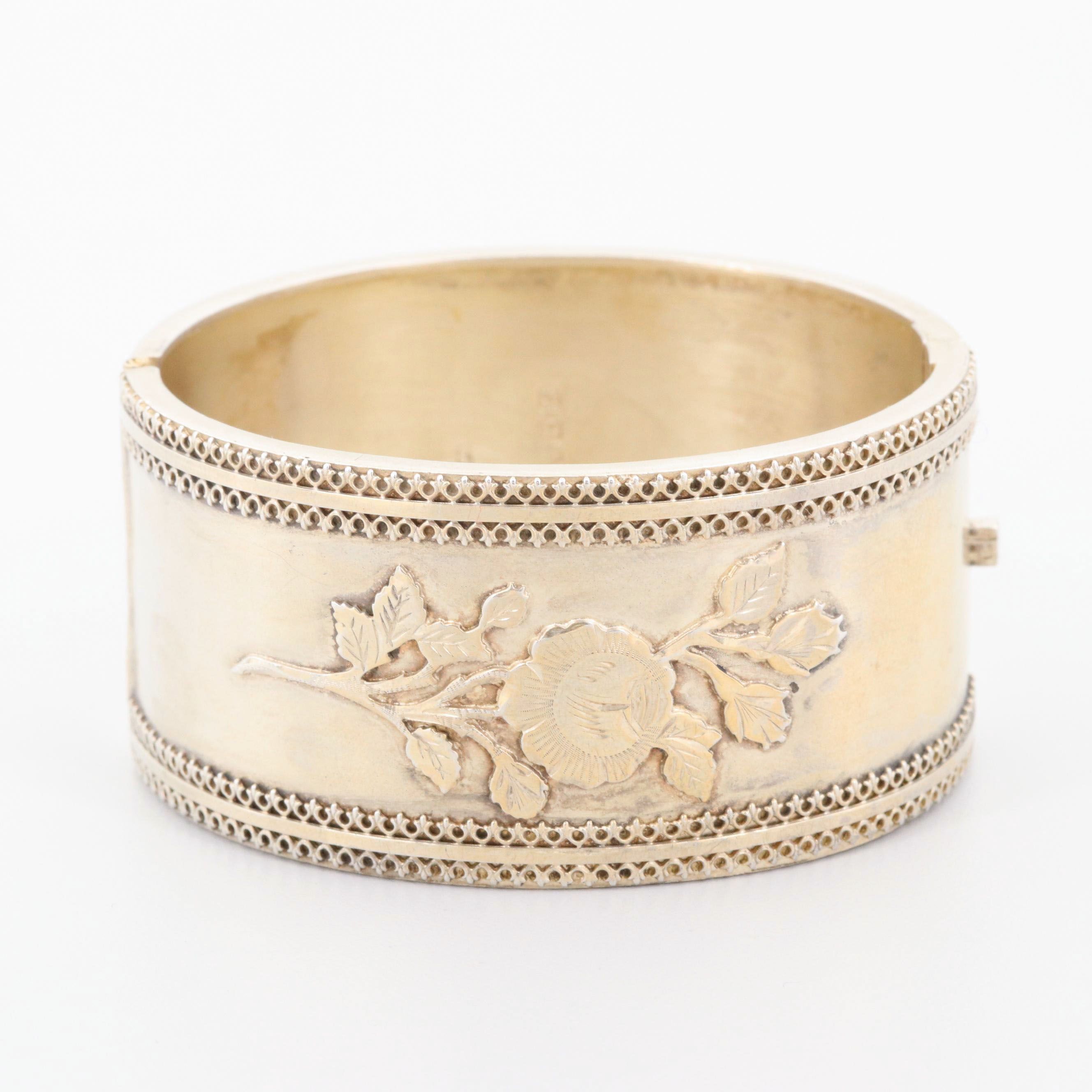 Victorian Robert James Dick Sterling Silver Bracelet