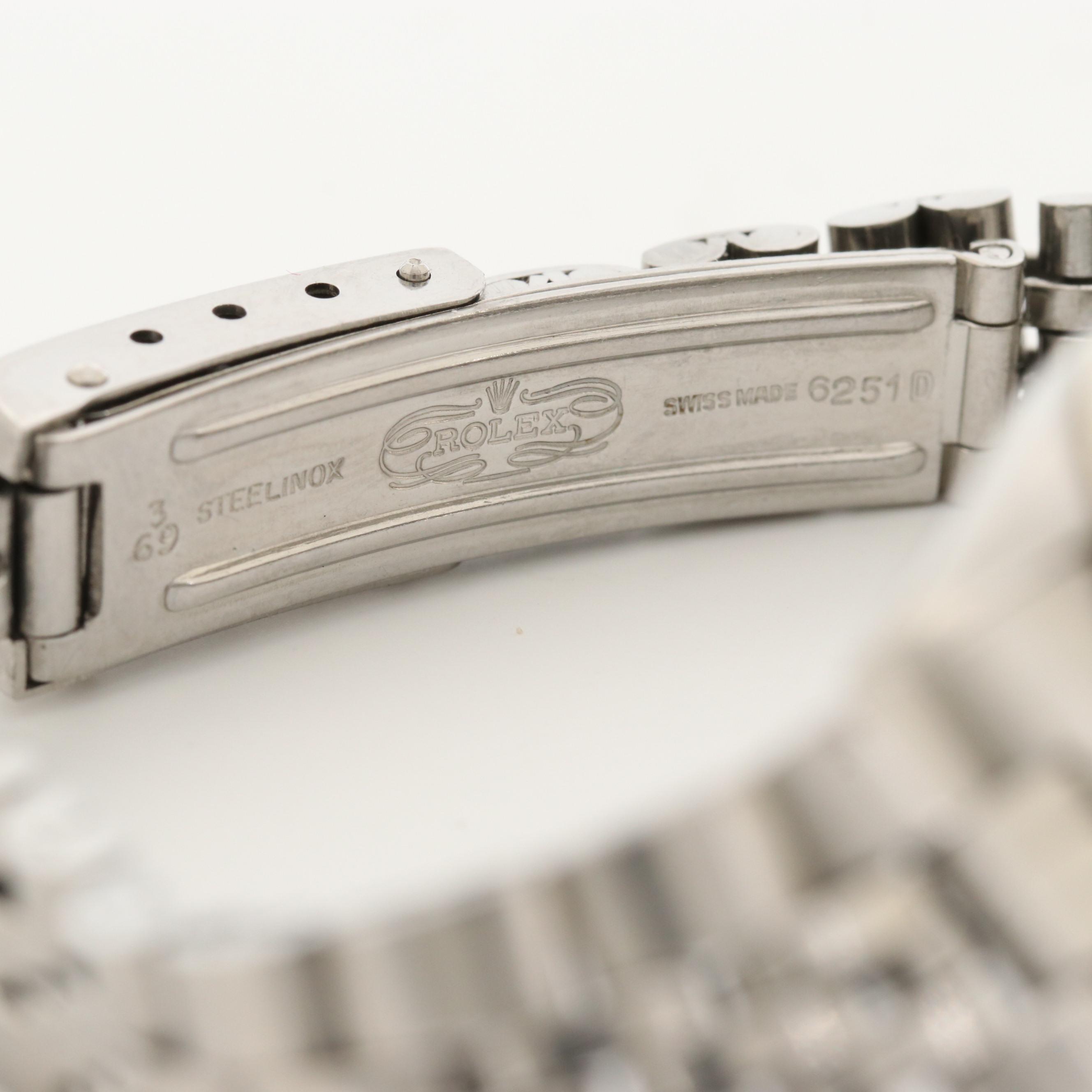 Vintage Rolex Date Stainles Steel and 14K Gold Watch