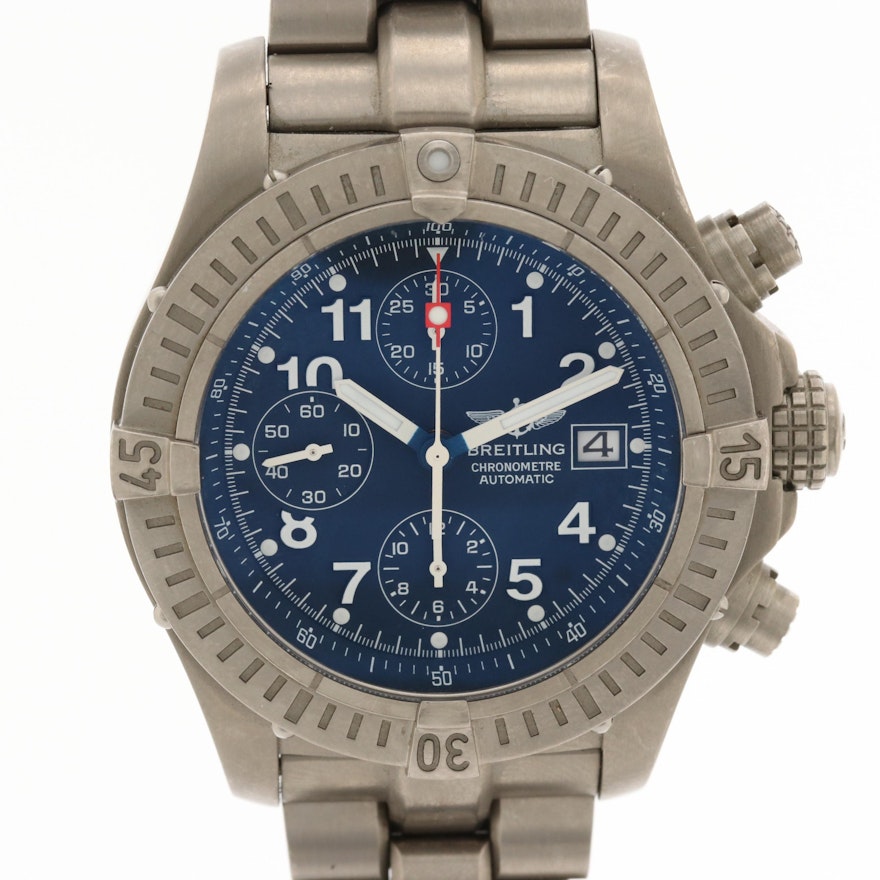 Breitling Chrono Avenger Titanium Automatic Wristwatch