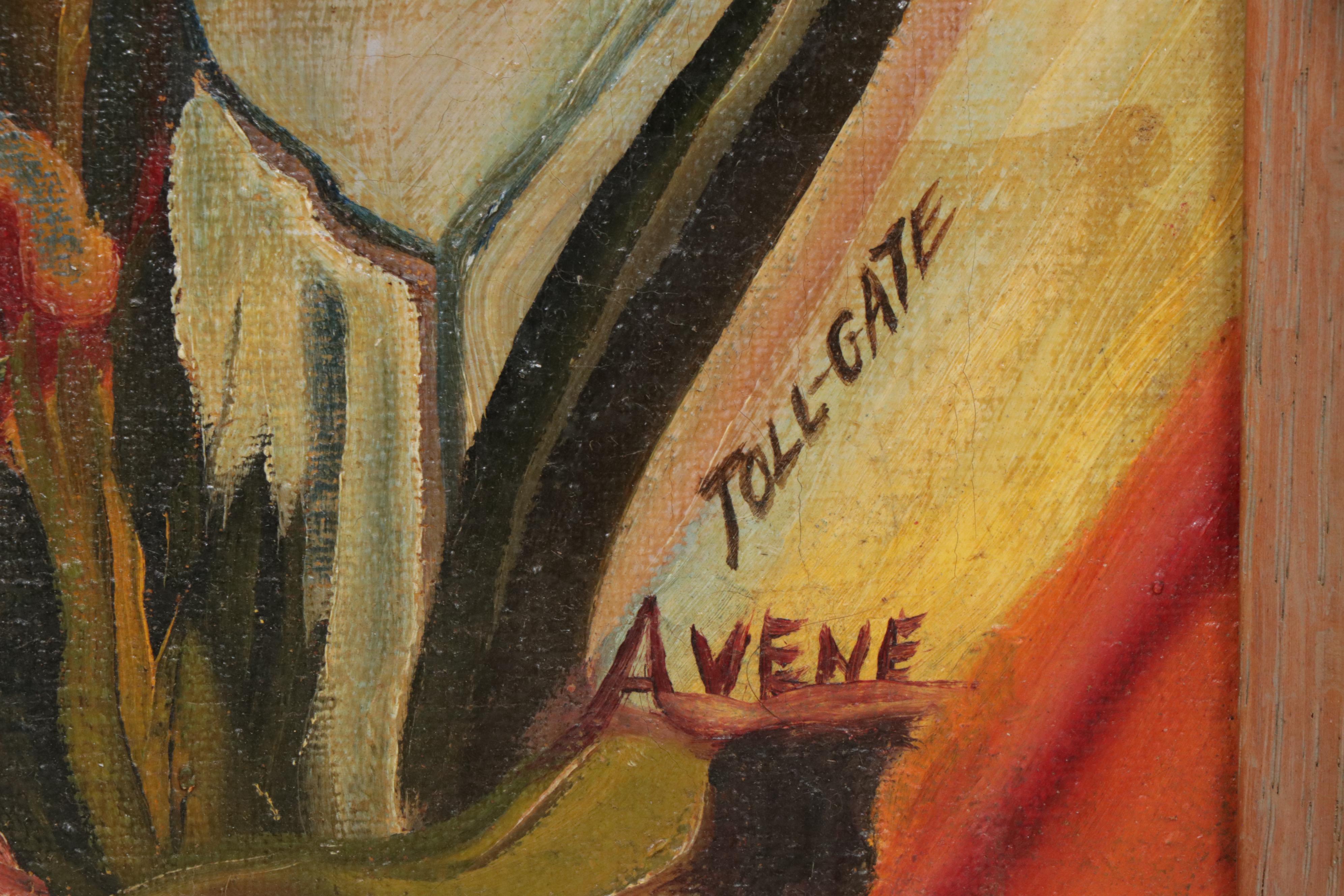 Early 20th Century Fauvist Style Oil Painting