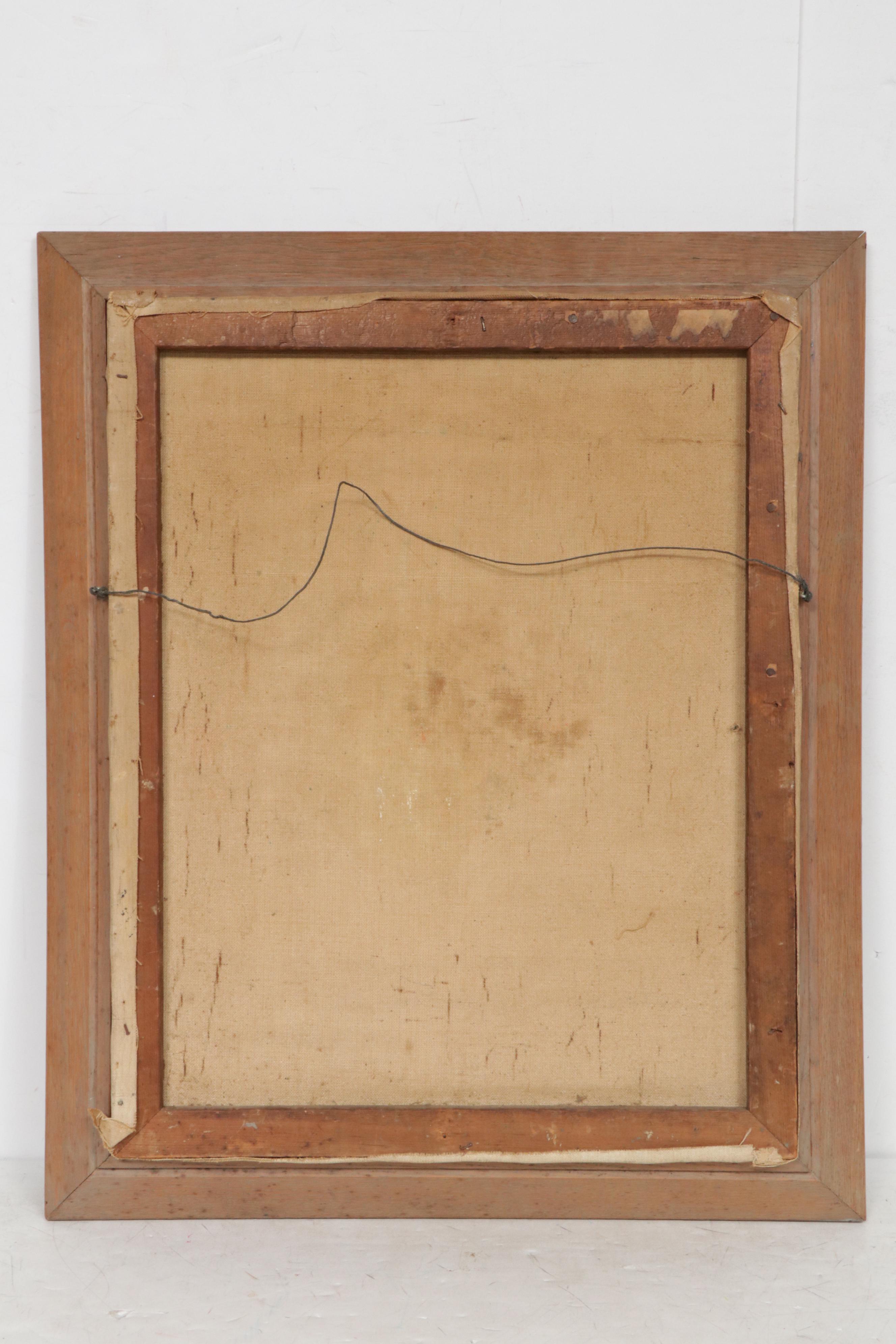 Early 20th Century Fauvist Style Oil Painting