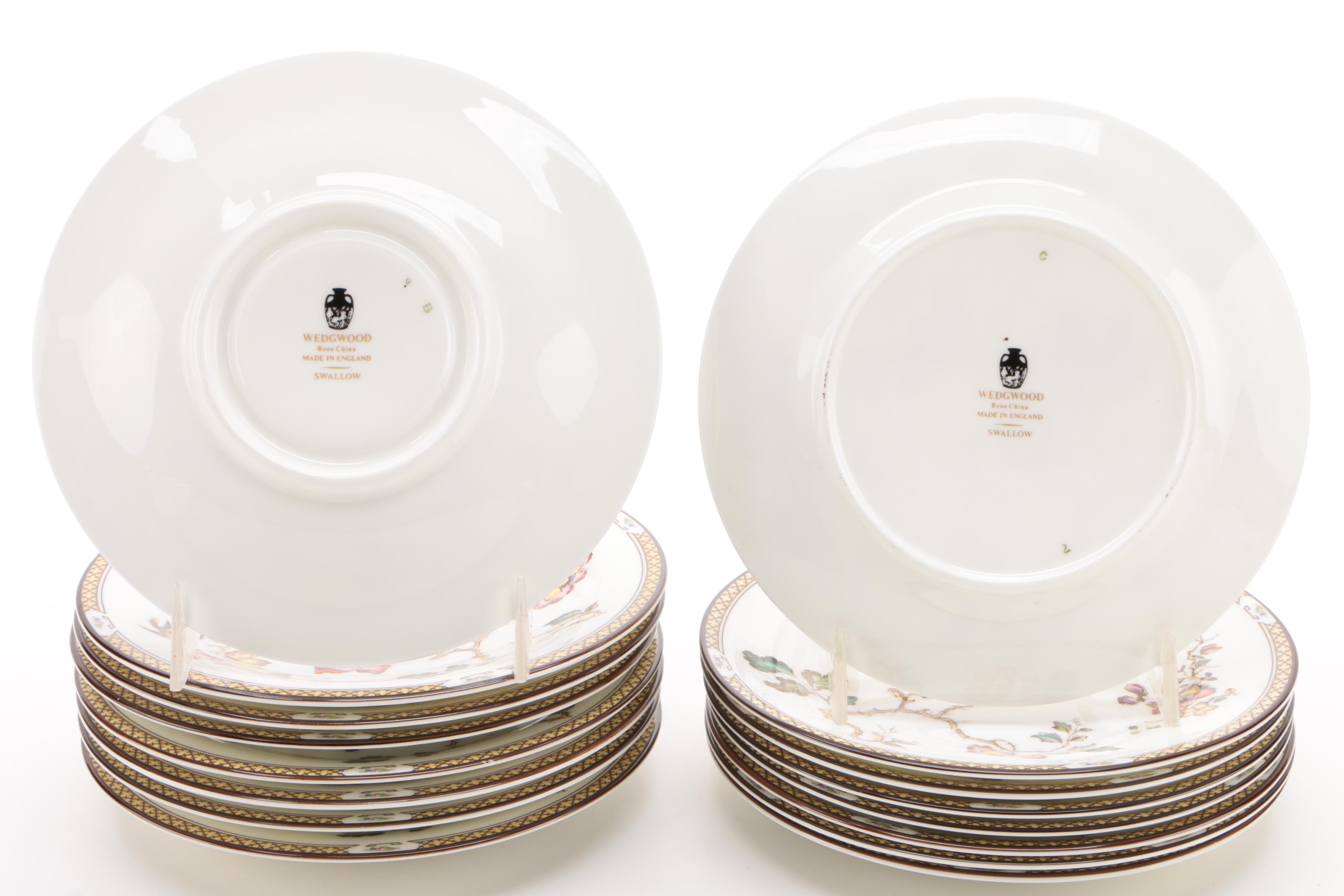 Wedgwood "Swallow" China Dinnerware, 1972 - 1987