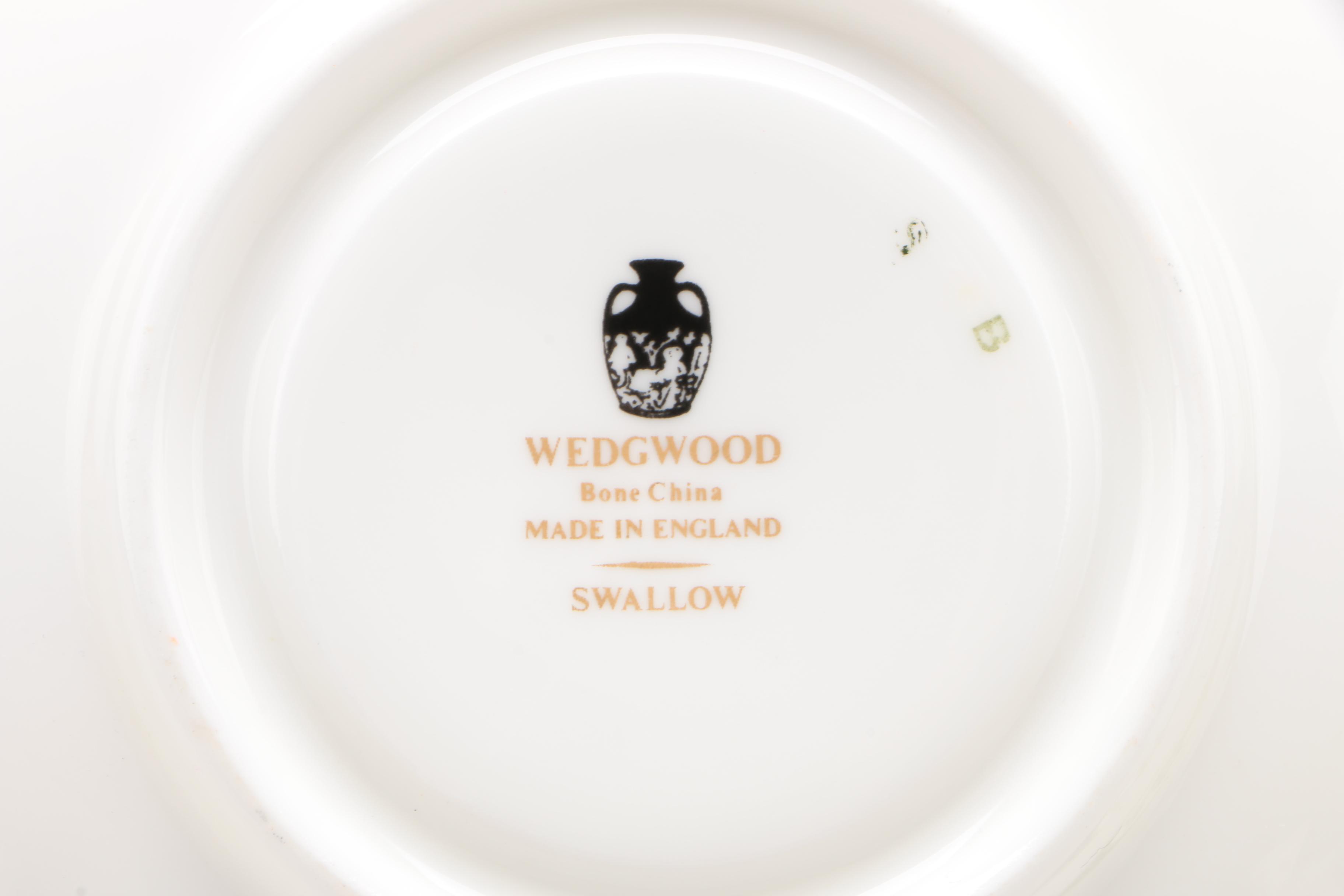 Wedgwood "Swallow" China Dinnerware, 1972 - 1987