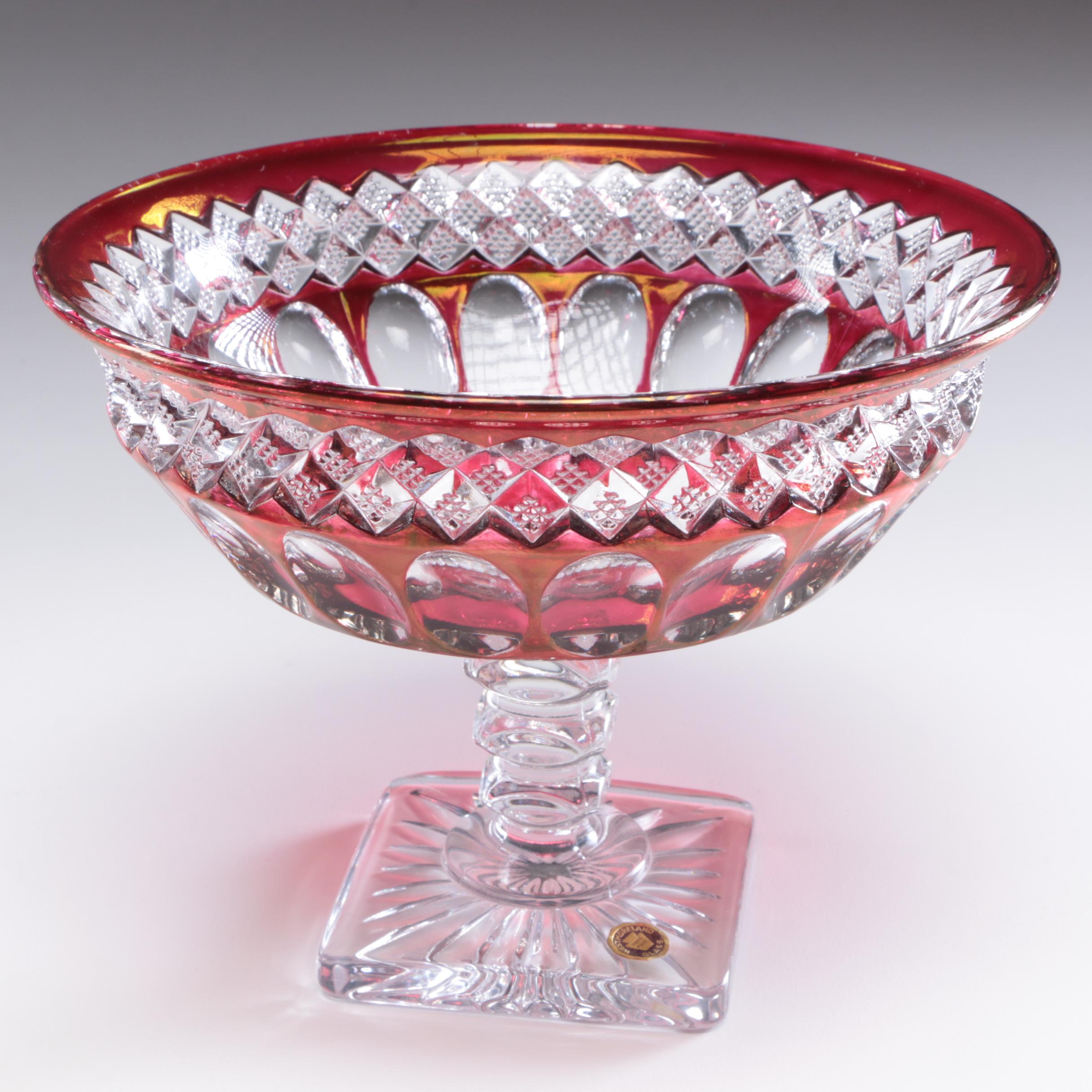 Westmoreland "Wakefield" Tazza with Other Mid-Century and Depression Serveware