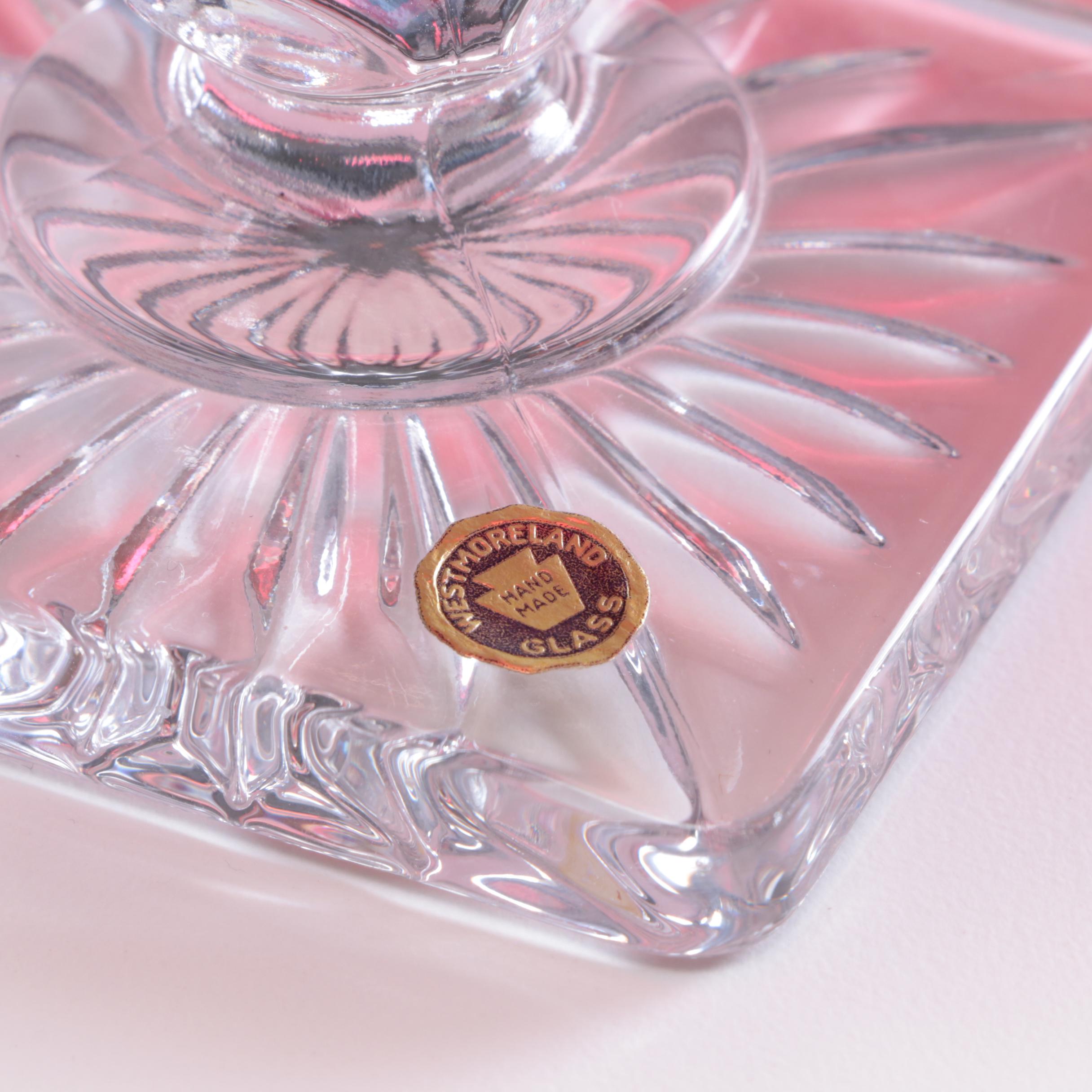 Westmoreland "Wakefield" Tazza with Other Mid-Century and Depression Serveware