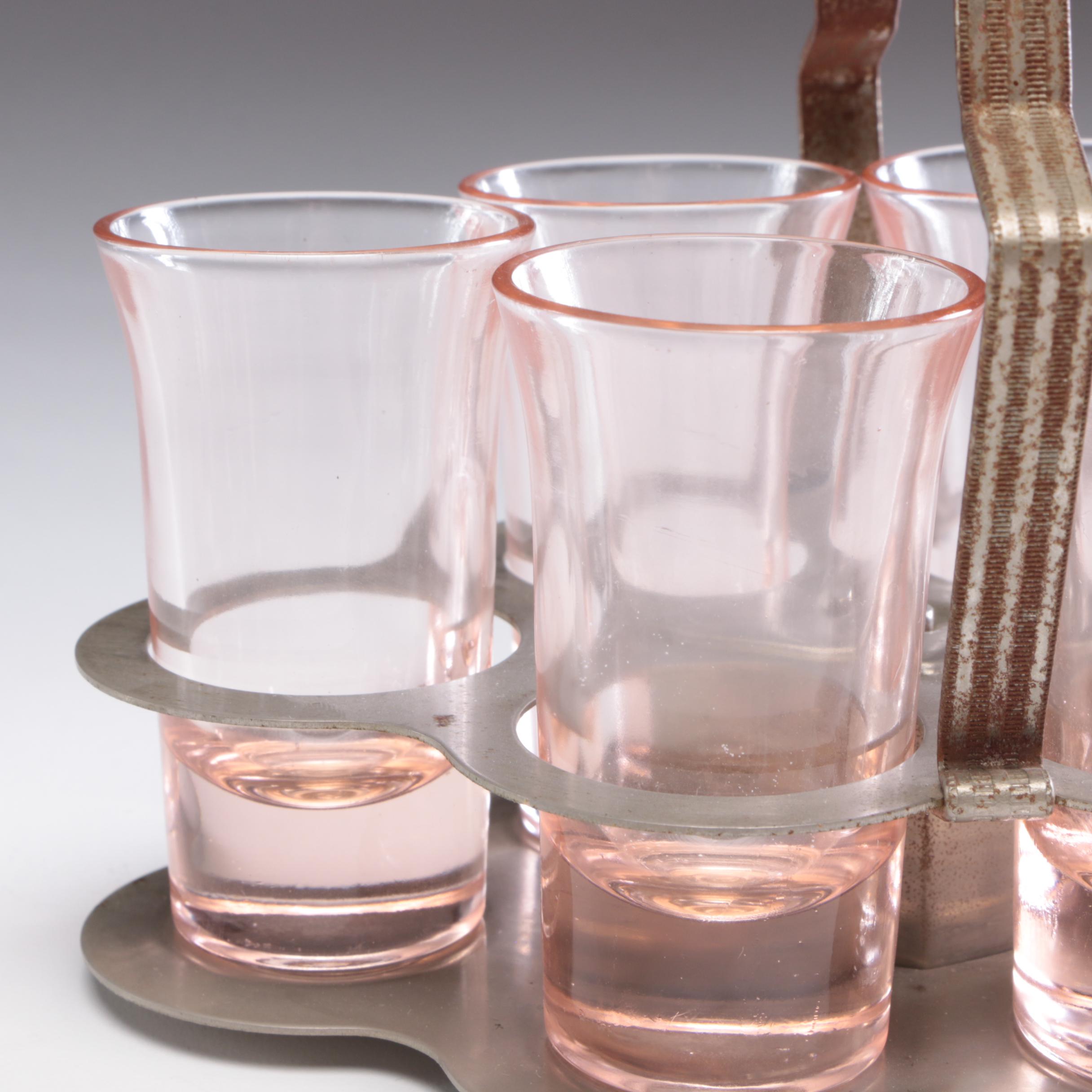 Westmoreland "Wakefield" Tazza with Other Mid-Century and Depression Serveware