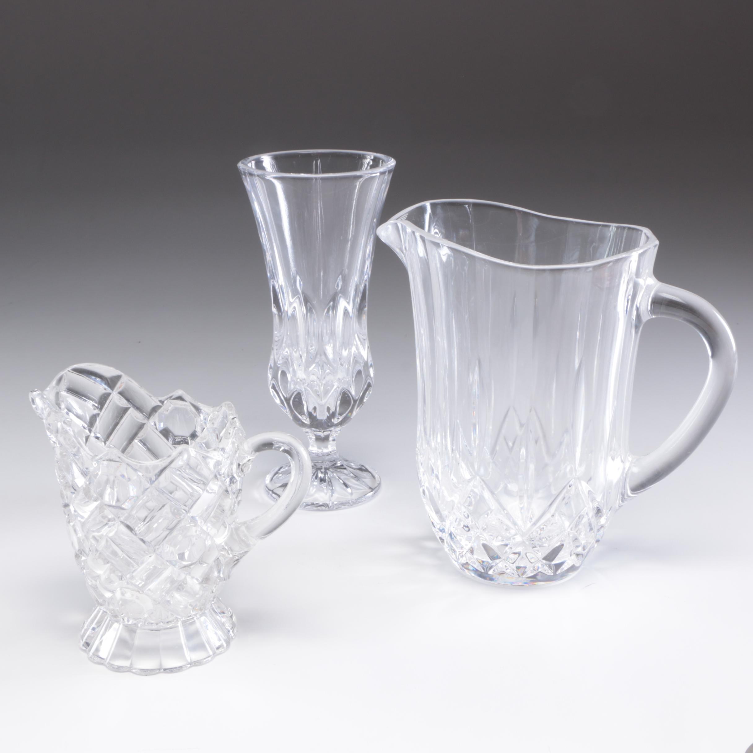 Westmoreland "Wakefield" Tazza with Other Mid-Century and Depression Serveware