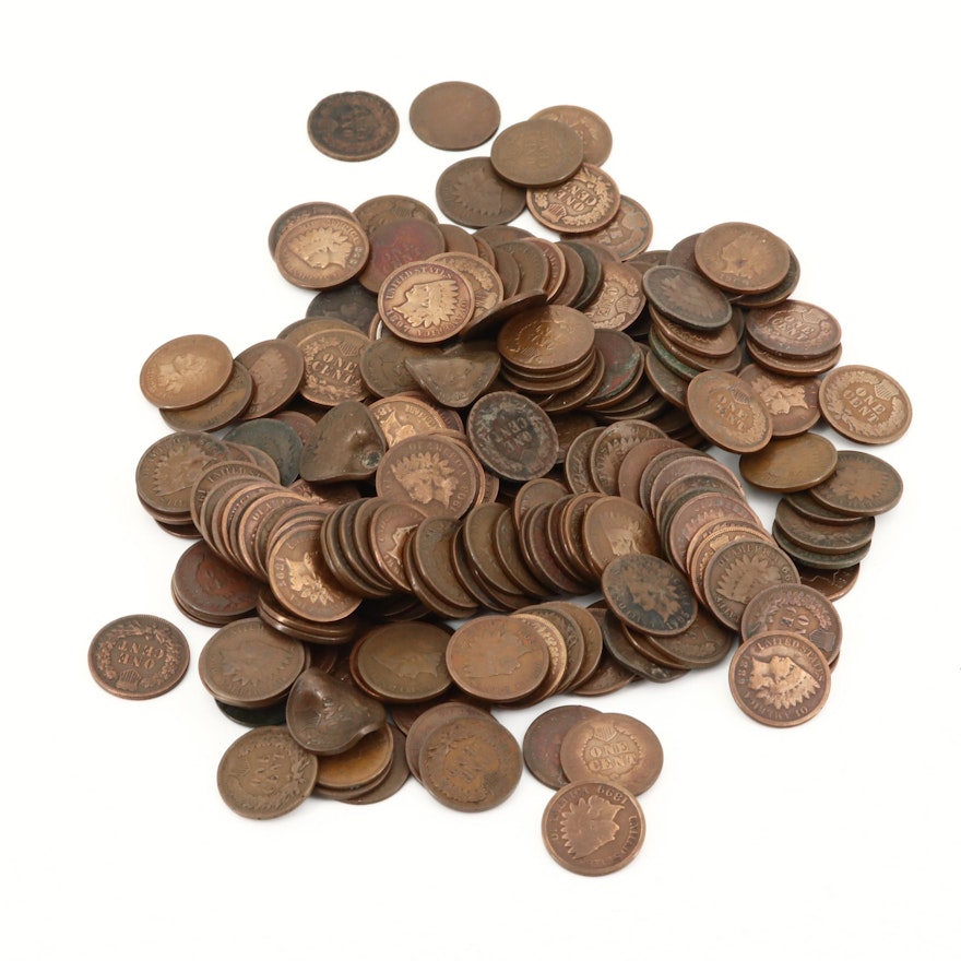 207 Bronze Indian Head Cents