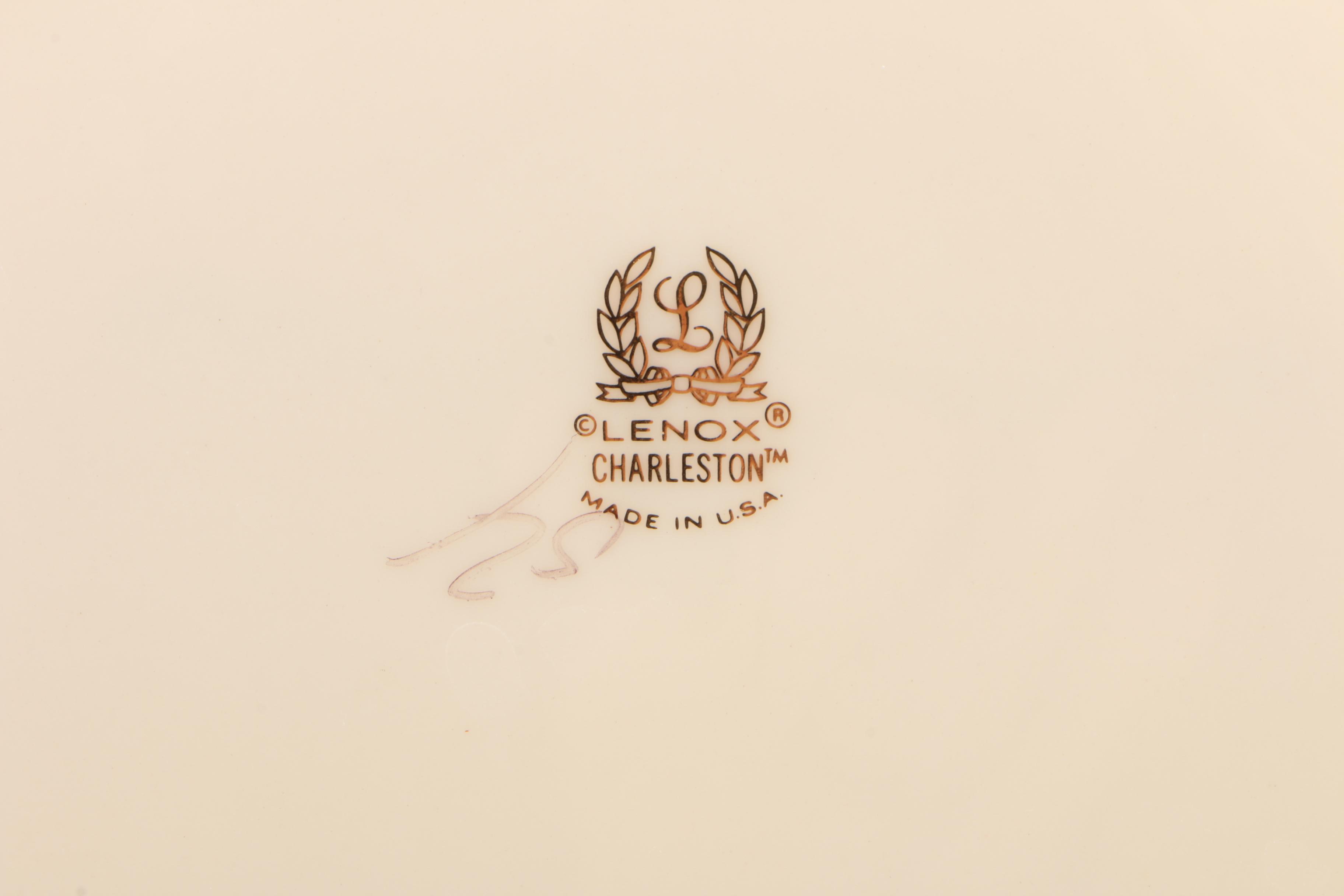 Lenox "Charleston" Bone China Dinnerware, 1982–2008