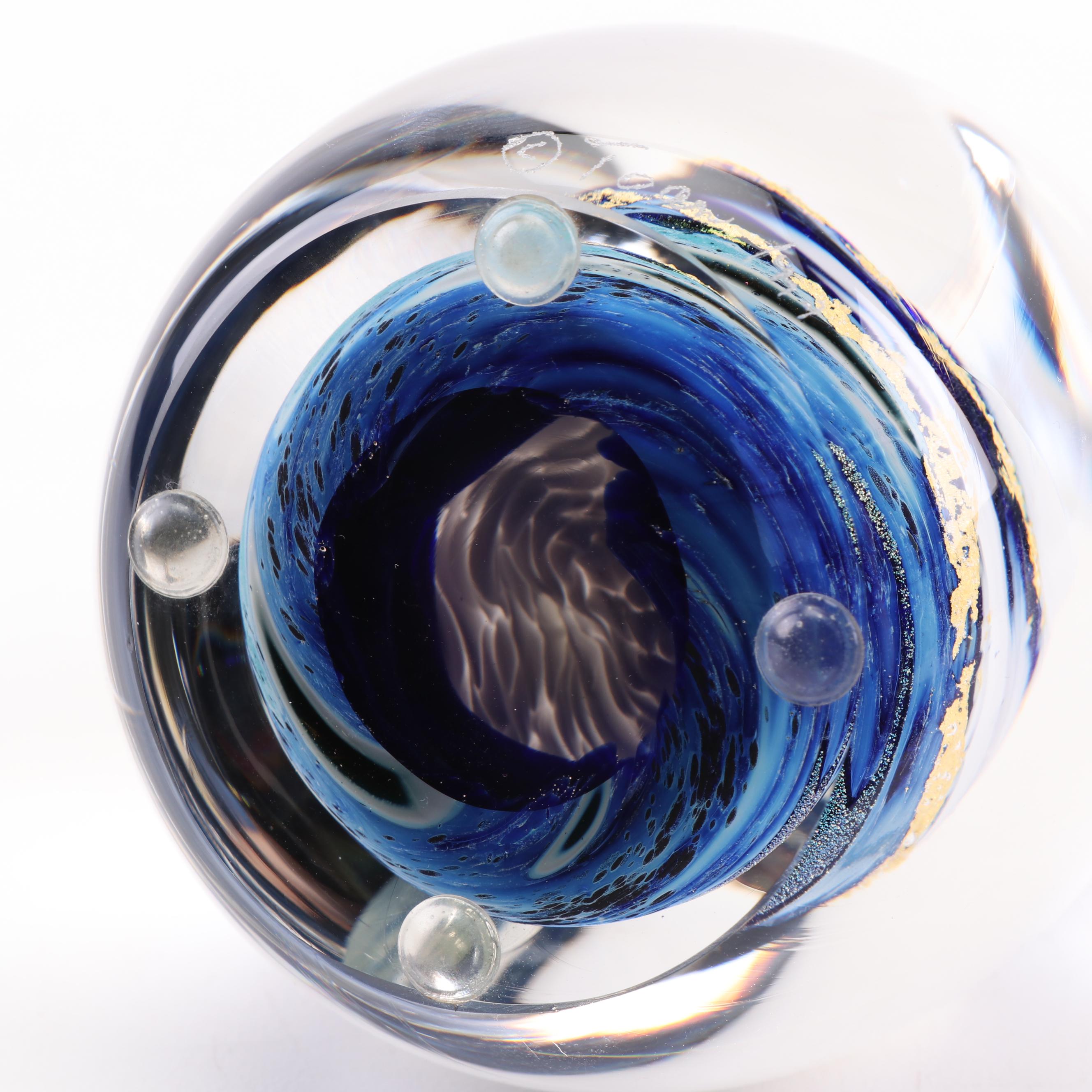 Toan Klein Art Glass Paperweight