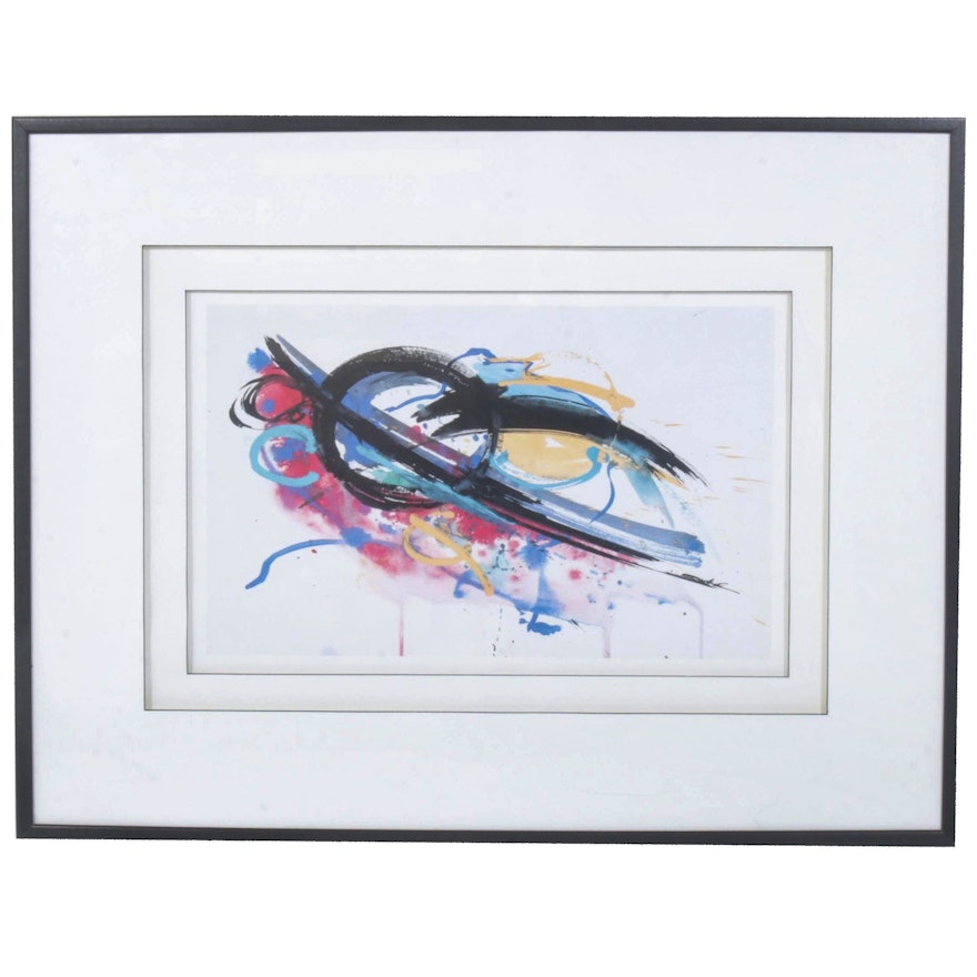 Abstract Offset Lithograph