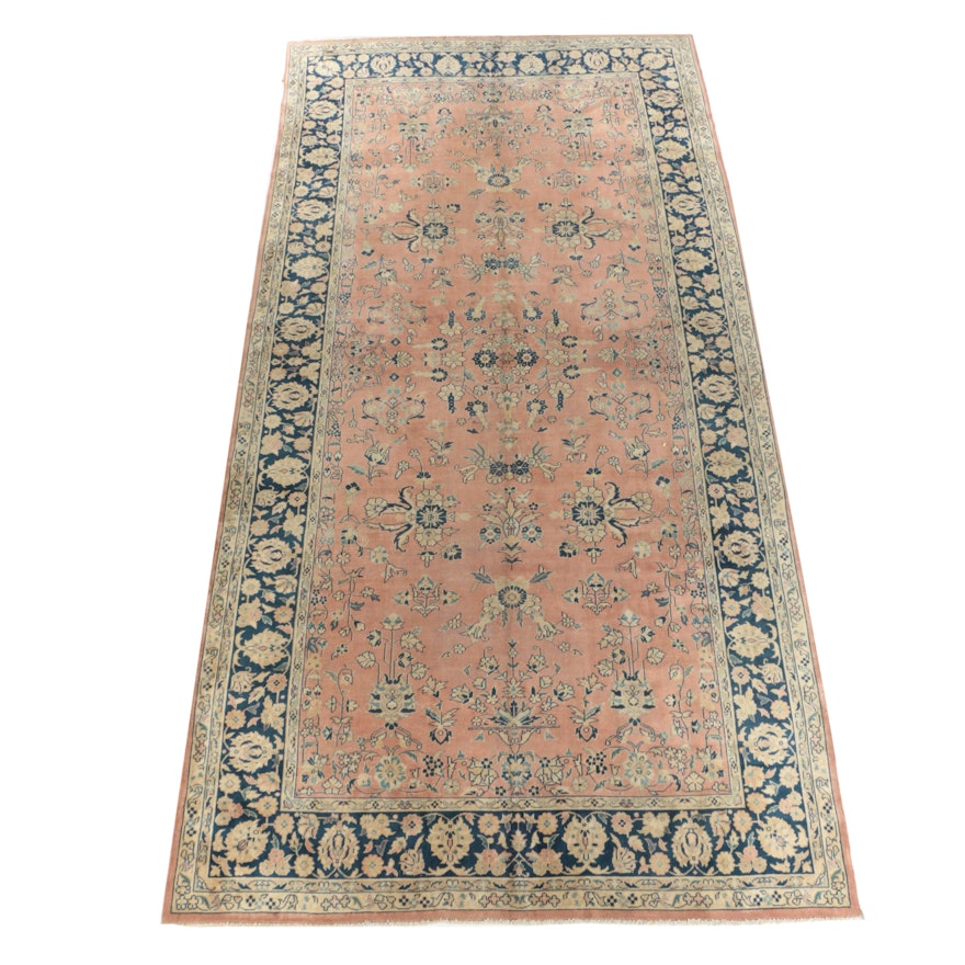 Hand-Knotted Turkish Isparta Wool Long Rug