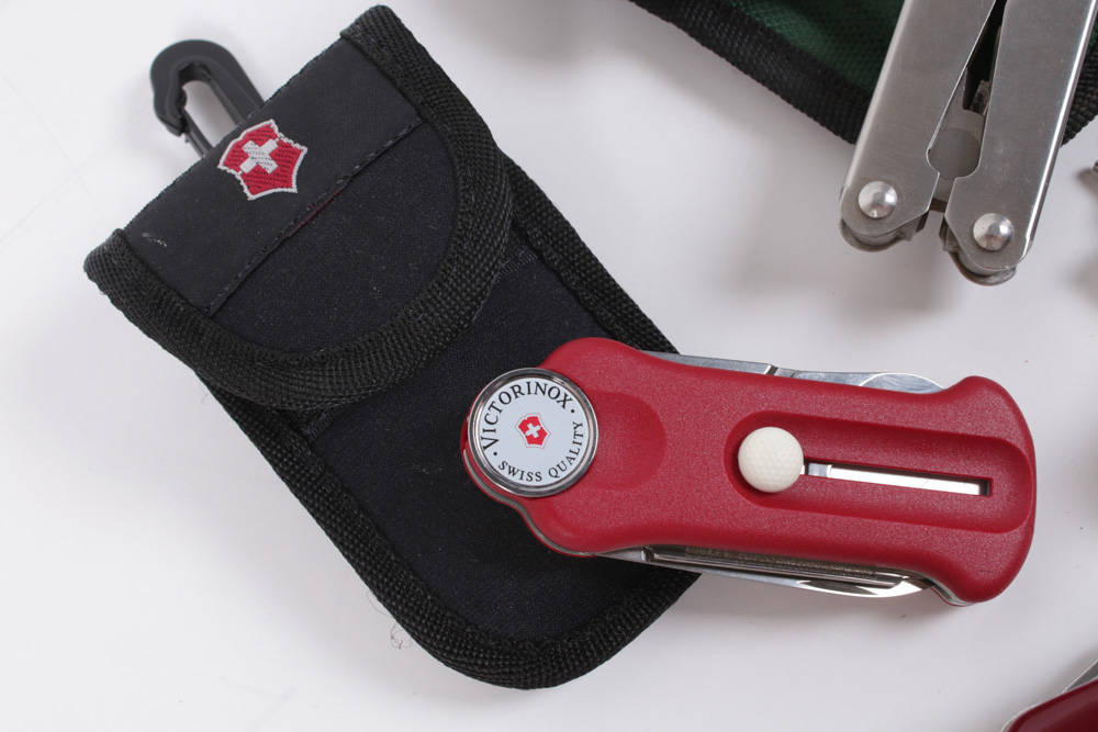 Victorinox Swiss Army Stainless Steel Knives and HB Smith Foldable Tool