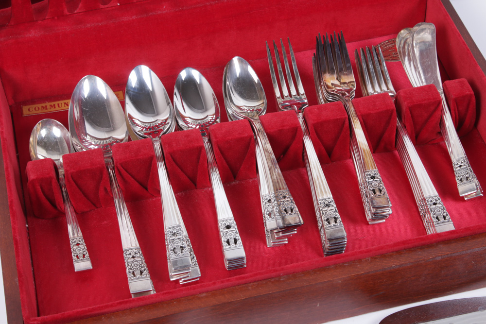 Oneida Silver Plate Flatware "Coronation" , 1936