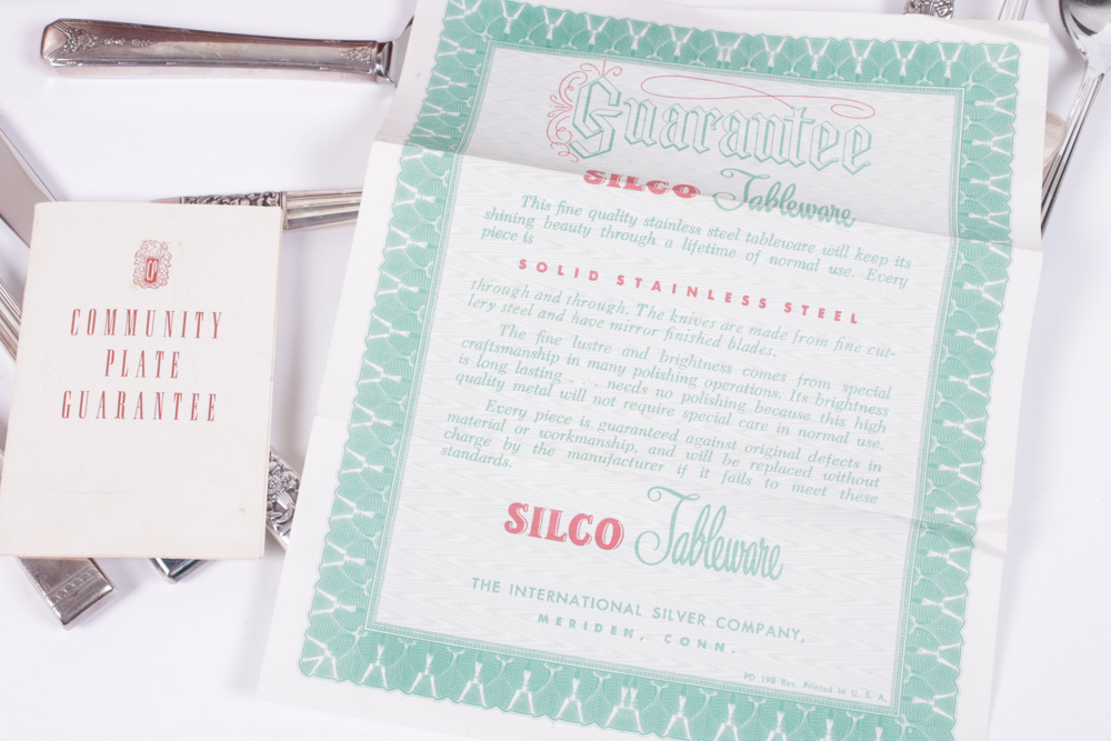 Oneida Silver Plate Flatware "Coronation" , 1936