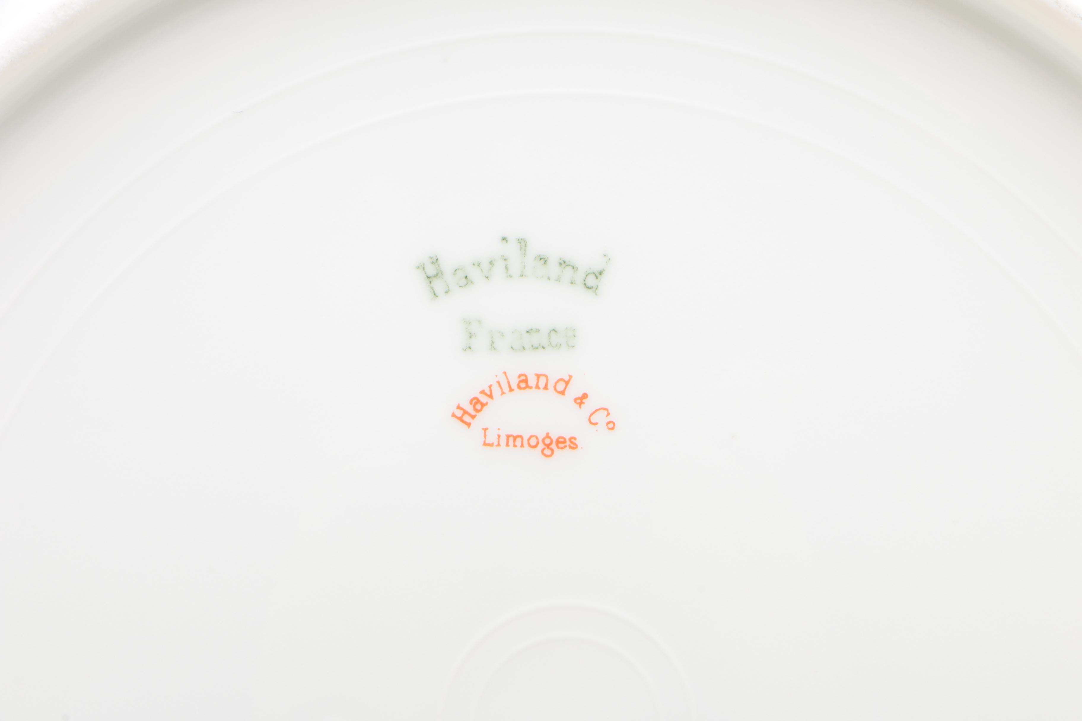 Haviland & Co., William Guérin Limoges, and Theodore Haviland China Dinnerware