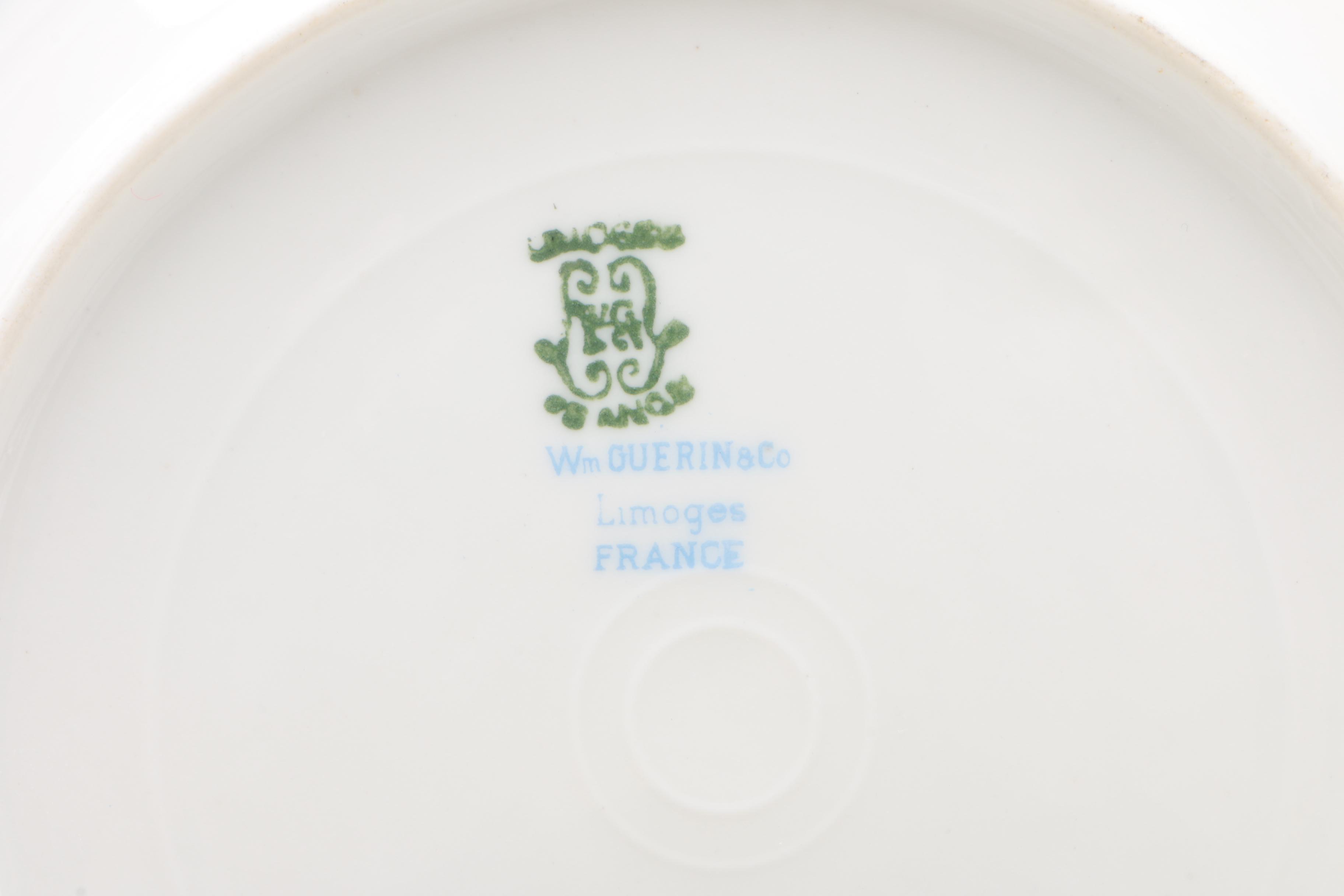 Haviland & Co., William Guérin Limoges, and Theodore Haviland China Dinnerware