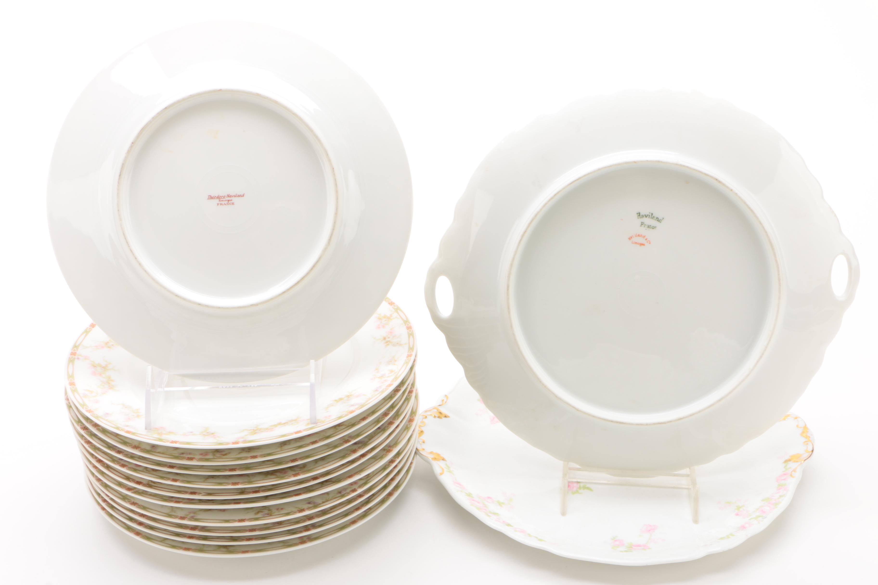Haviland & Co., William Guérin Limoges, and Theodore Haviland China Dinnerware