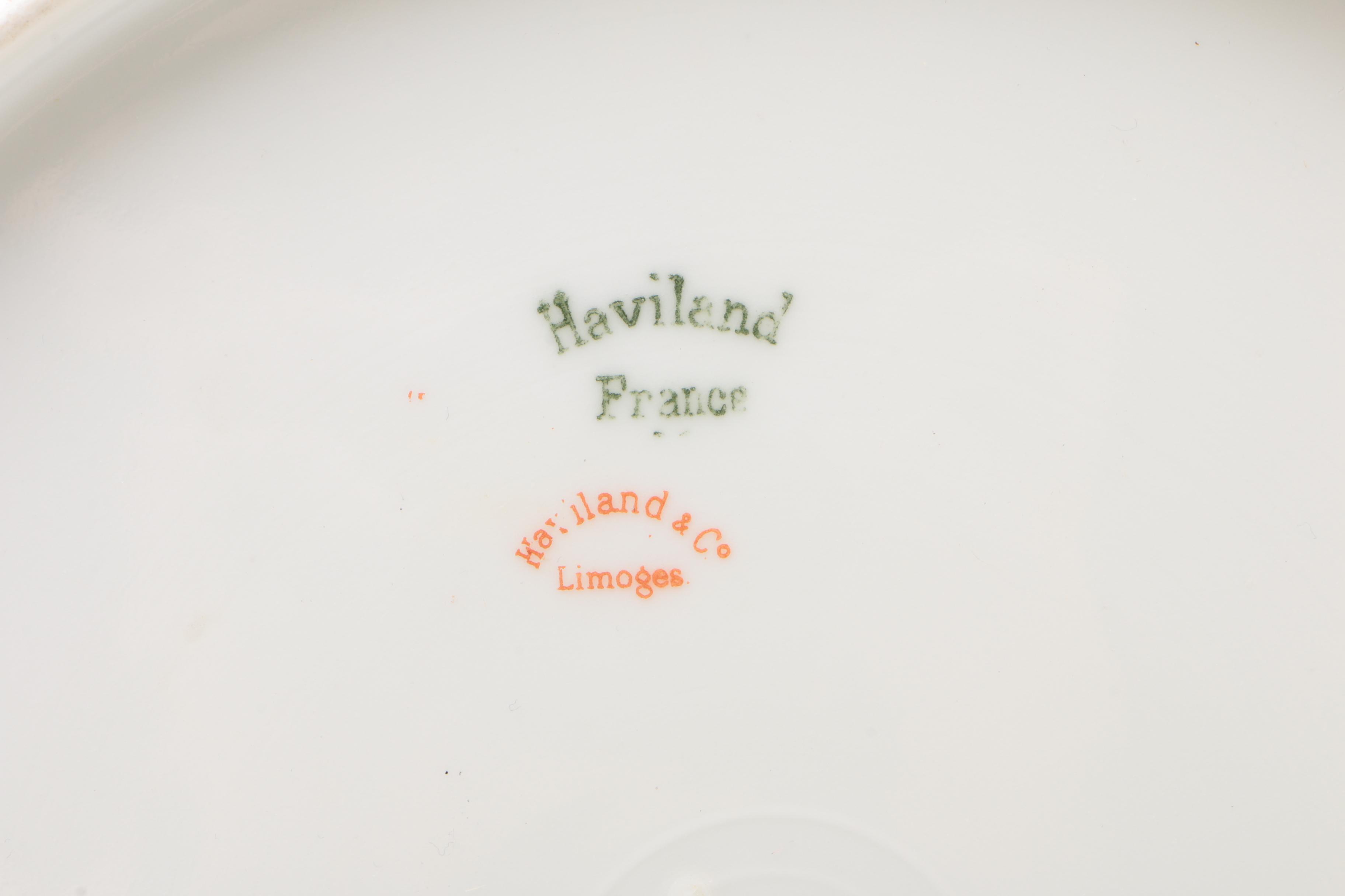 Haviland & Co., William Guérin Limoges, and Theodore Haviland China Dinnerware