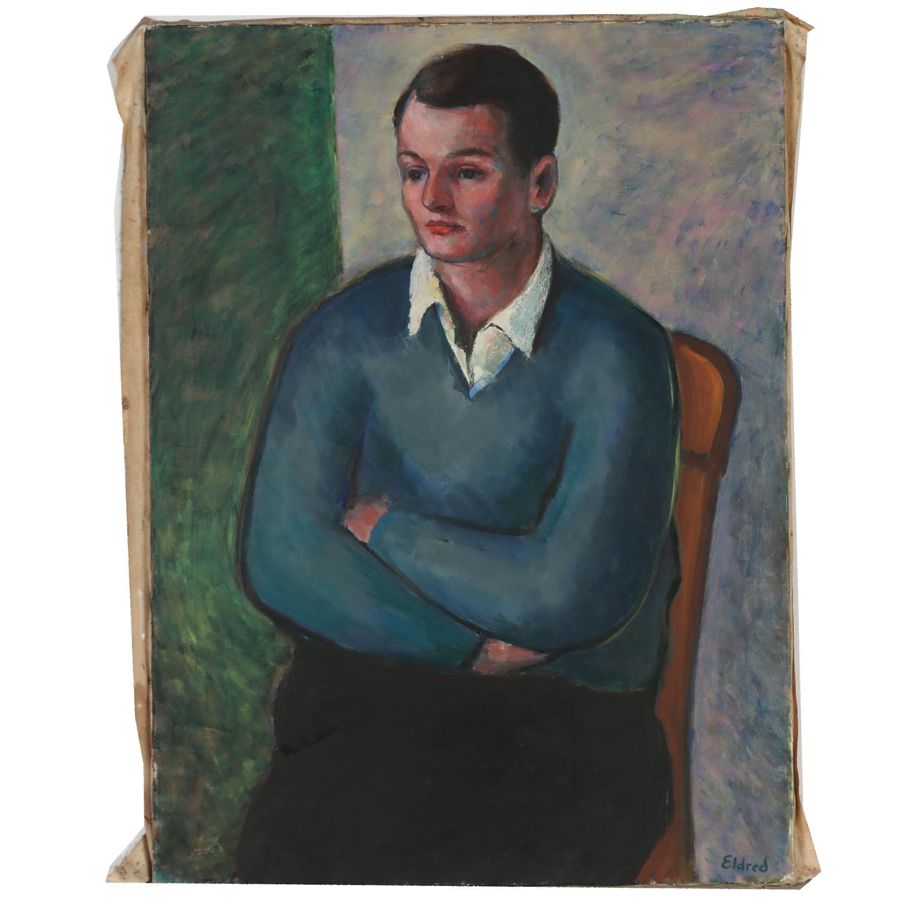 Thomas Eldred Oil Painting "Portrait of Gorden Eldred"