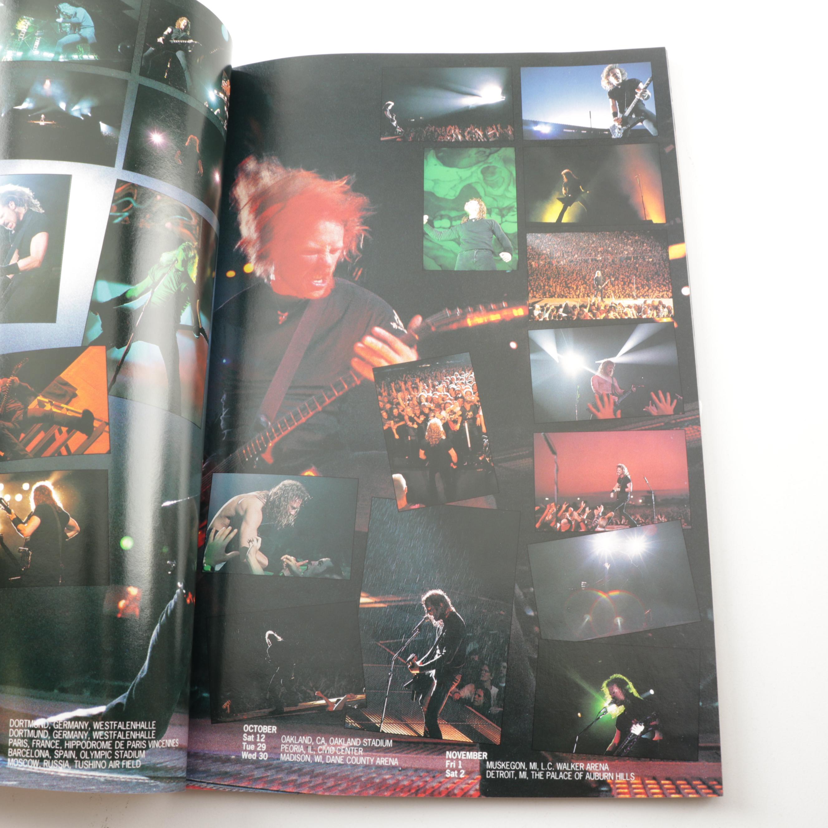 Metallica "Live S**t: Binge and Purge" VHS Tape and Double CD Box Set