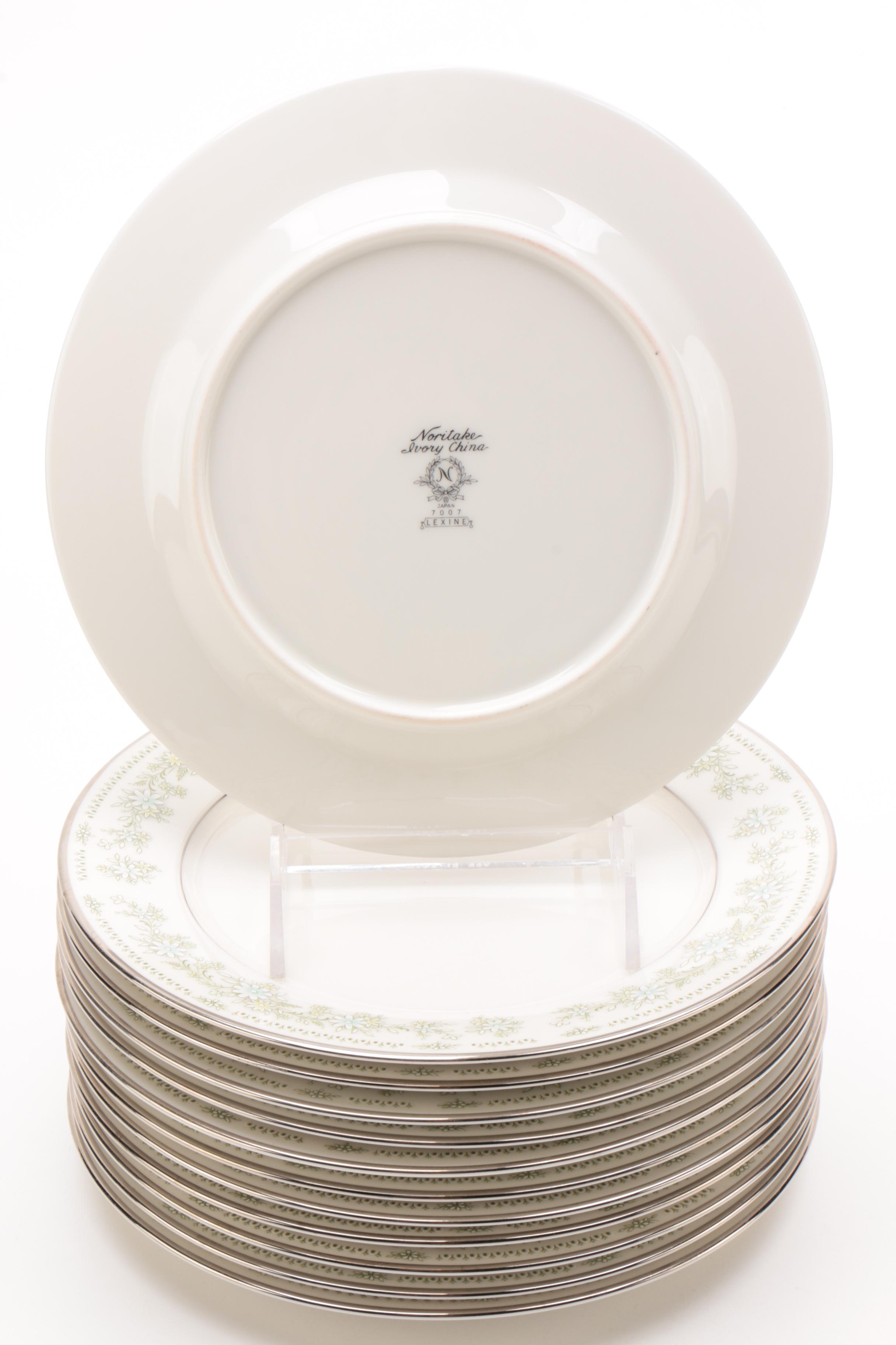 Noritake "Lexine" China Dinnerware, 1969 - 1978