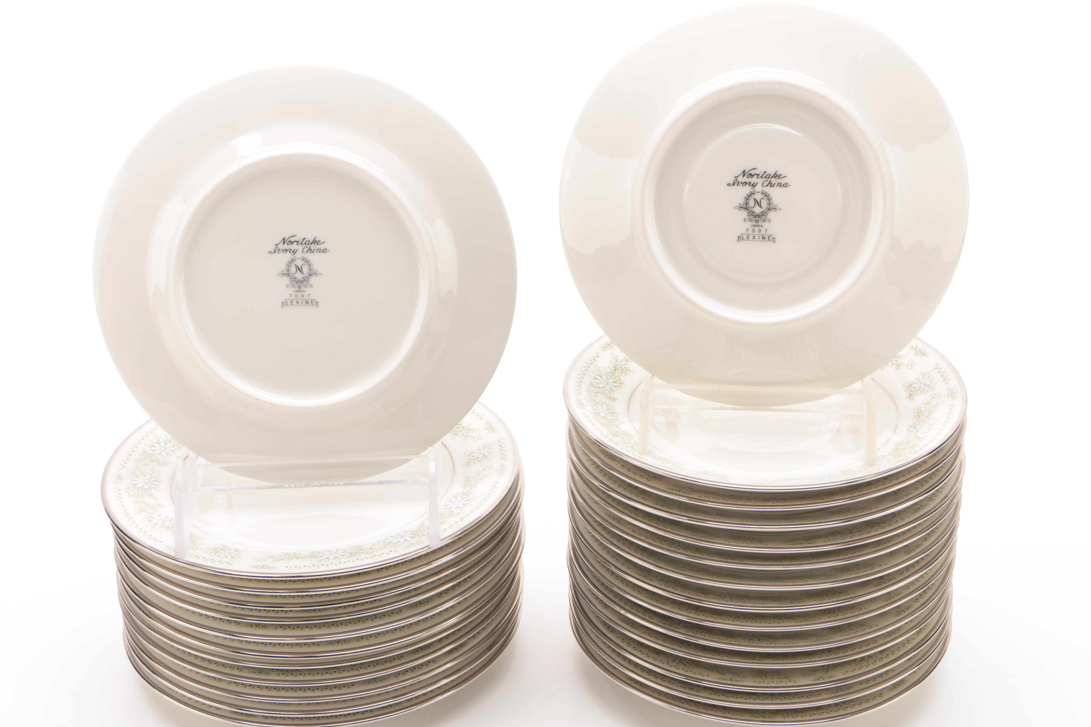 Noritake "Lexine" China Dinnerware, 1969 - 1978