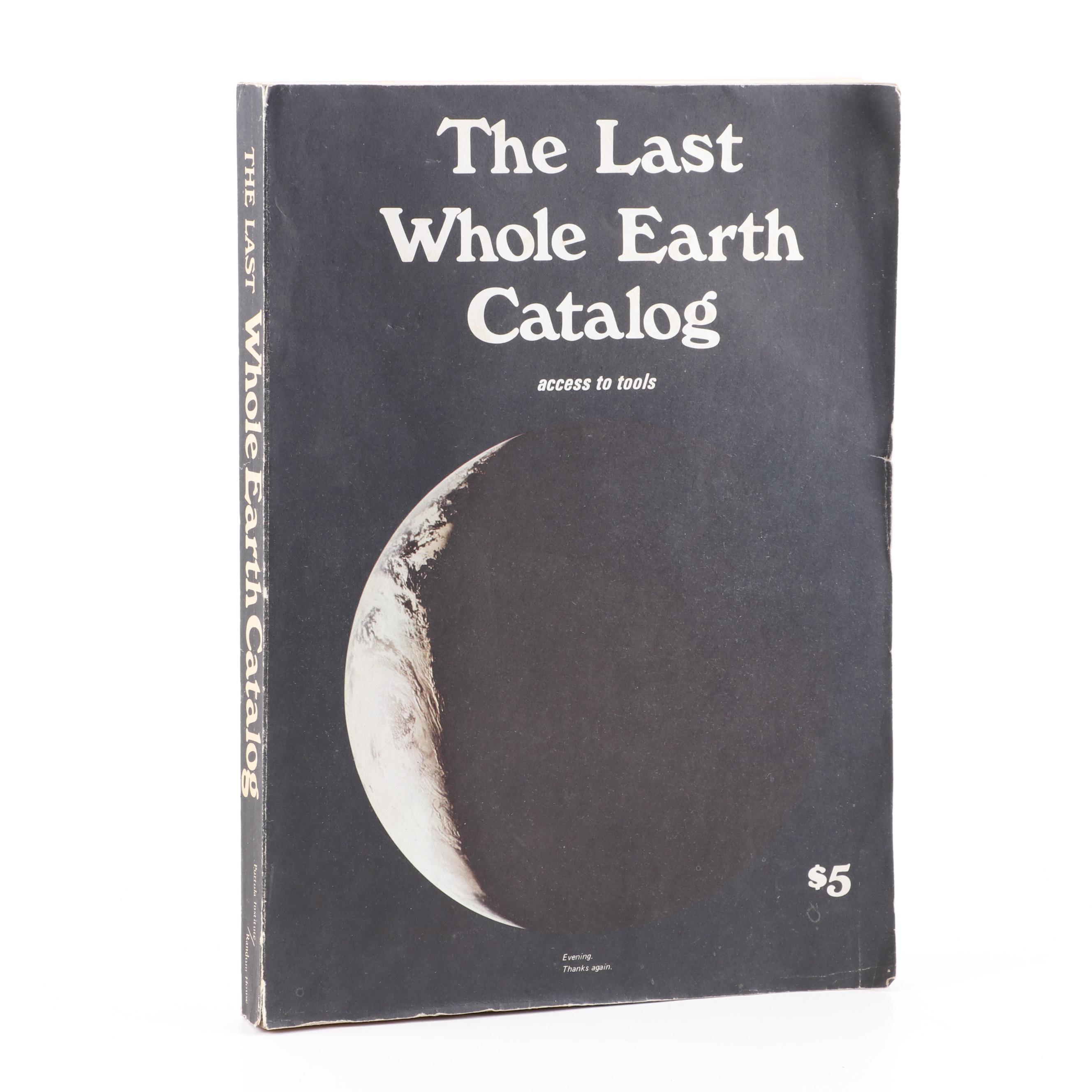 1971 "The Last Whole Earth Catalog" by the Portola Institute