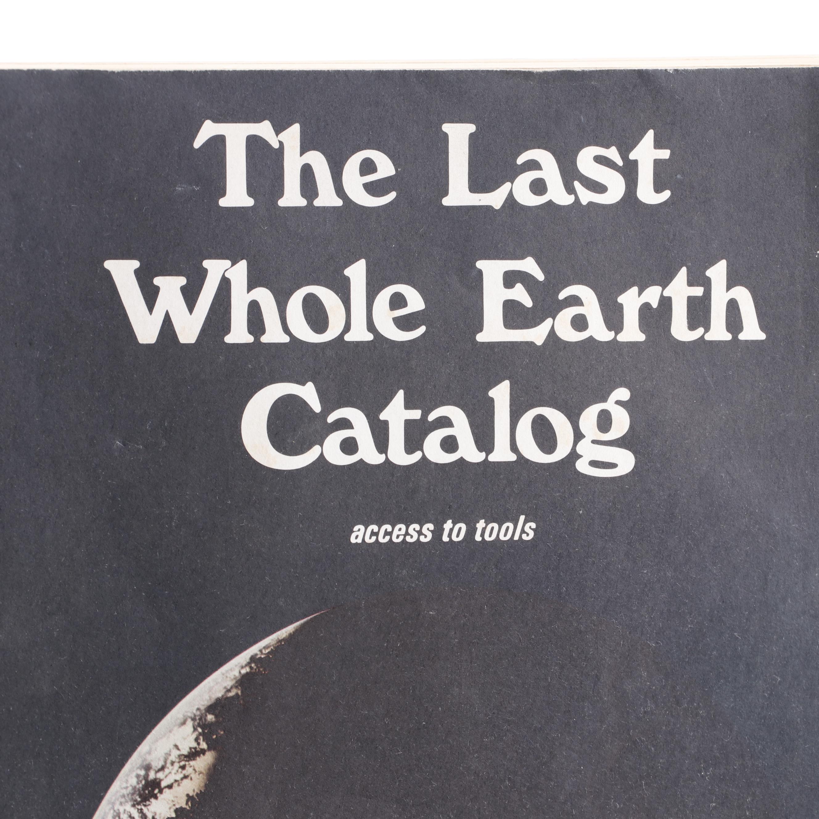 1971 "The Last Whole Earth Catalog" by the Portola Institute