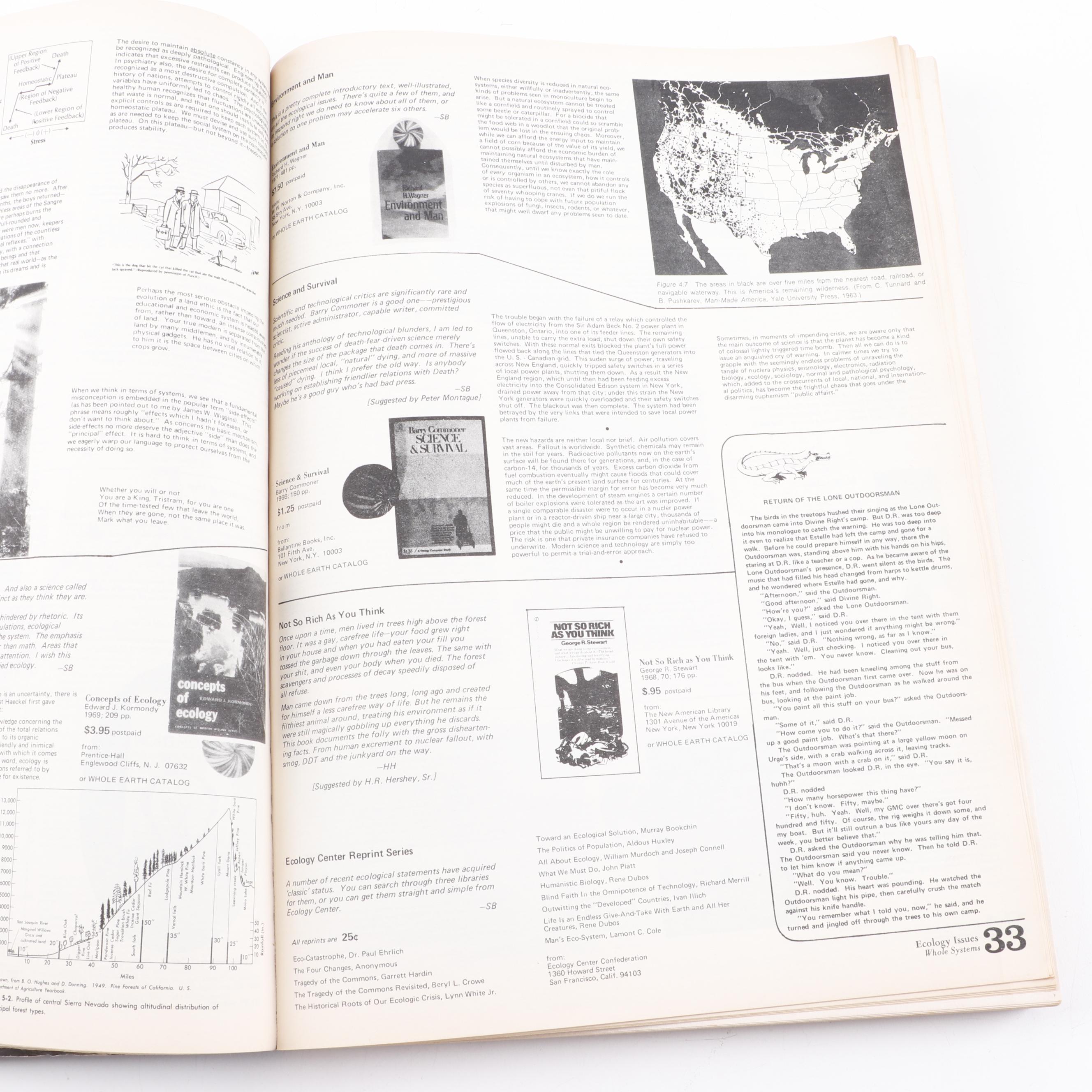1971 "The Last Whole Earth Catalog" by the Portola Institute