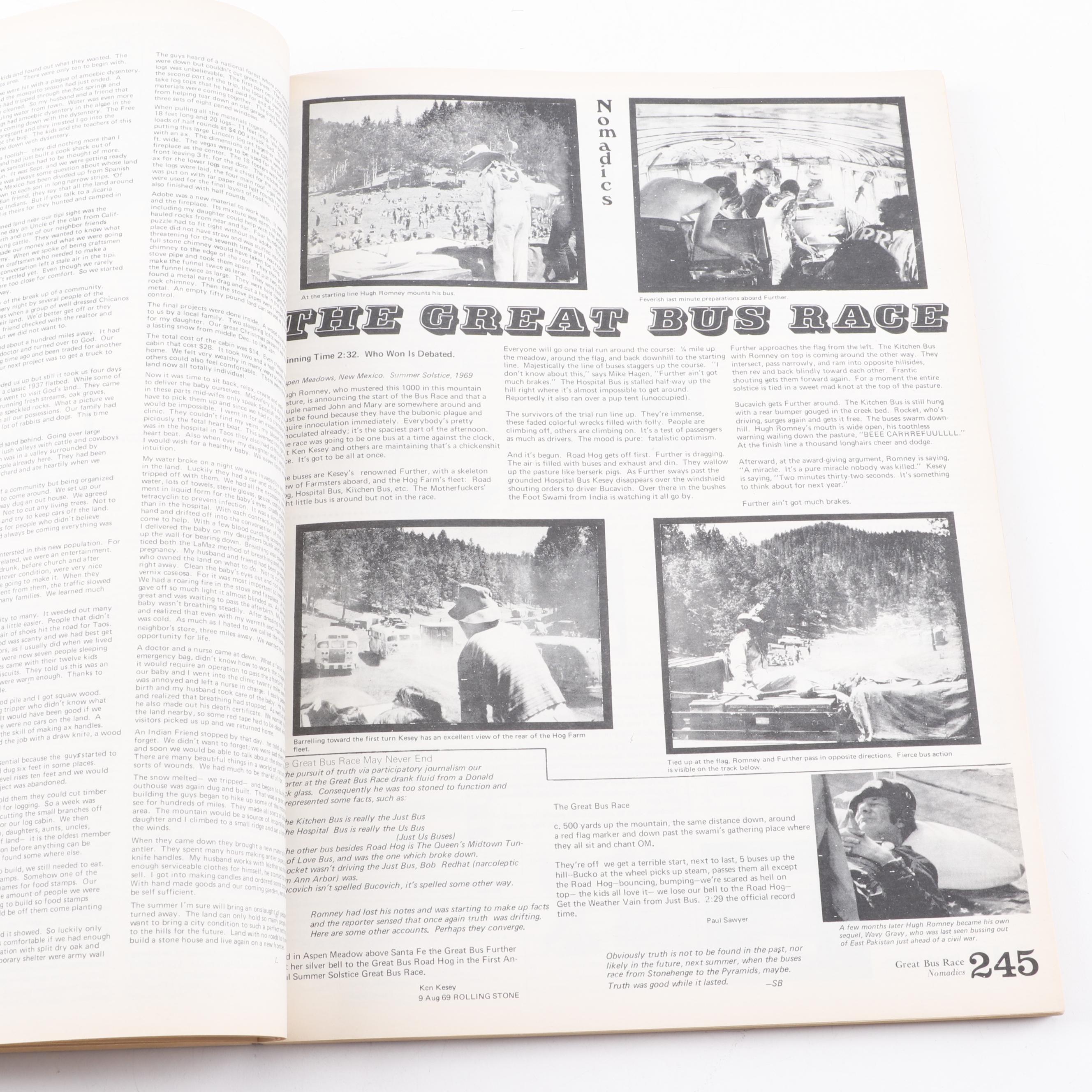 1971 "The Last Whole Earth Catalog" by the Portola Institute