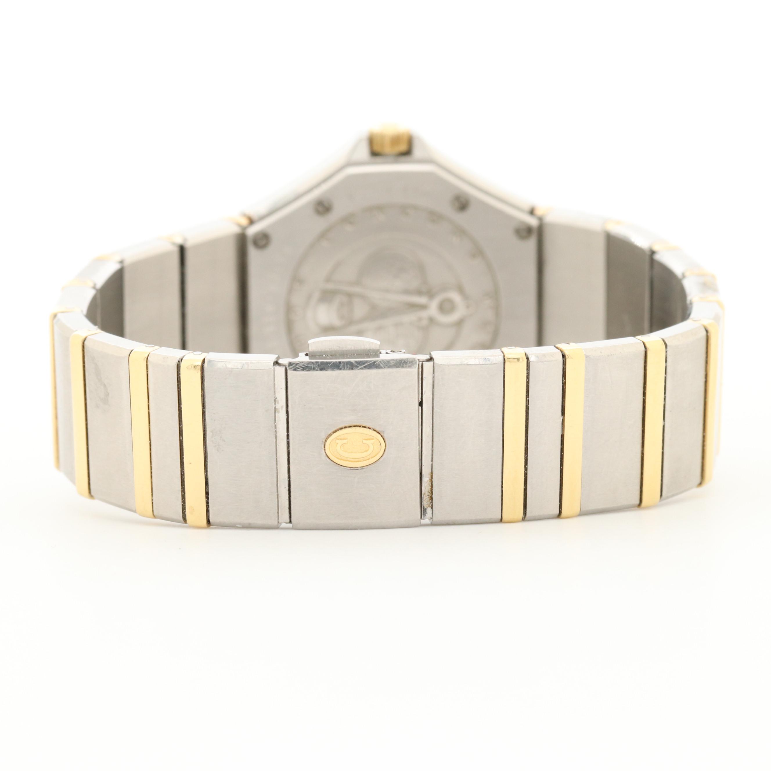 Concord Mariner SG-500 18K Gold and Stainless Steel Watch With Diamonds