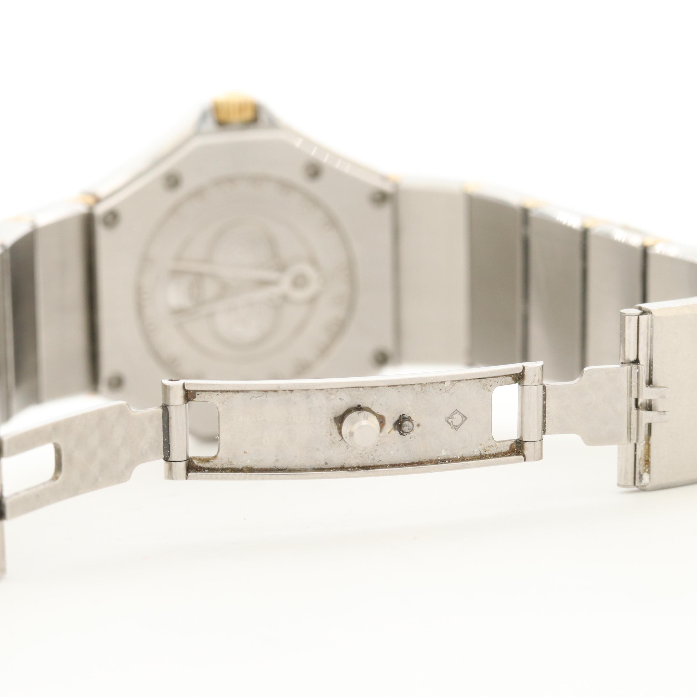 Concord Mariner SG-500 18K Gold and Stainless Steel Watch With Diamonds