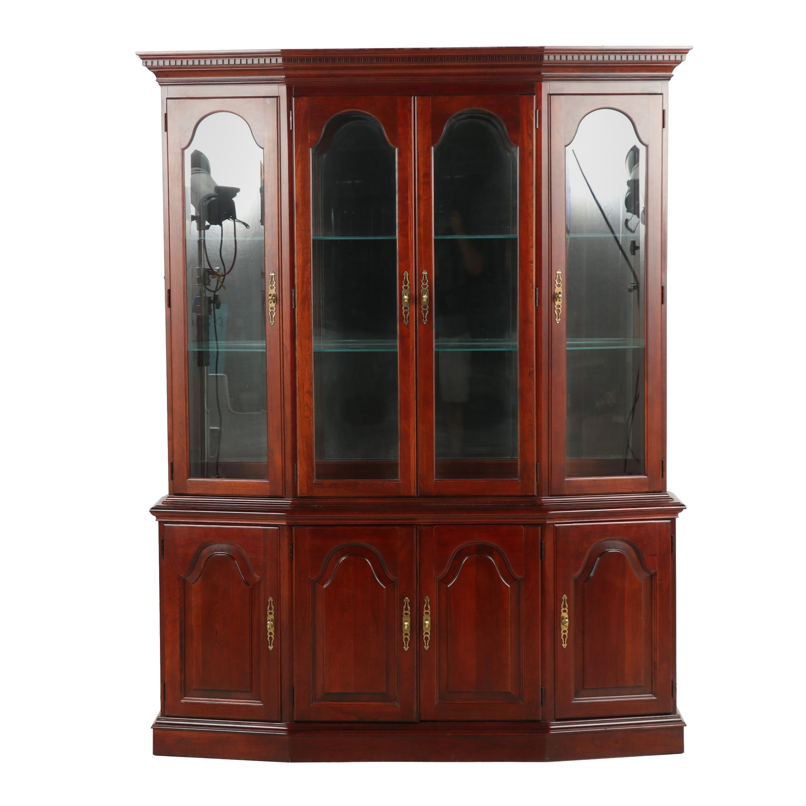 Pennsylvania House Transitional/Federal Style Cherry China Cabinet