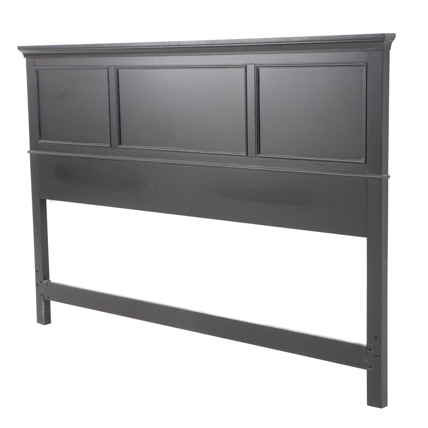 Painted Wood King Size Headboard, Contemporary