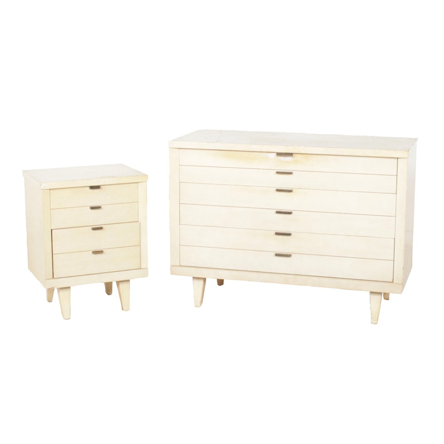 Huntley Furniture Chest of Drawers and Nightstand