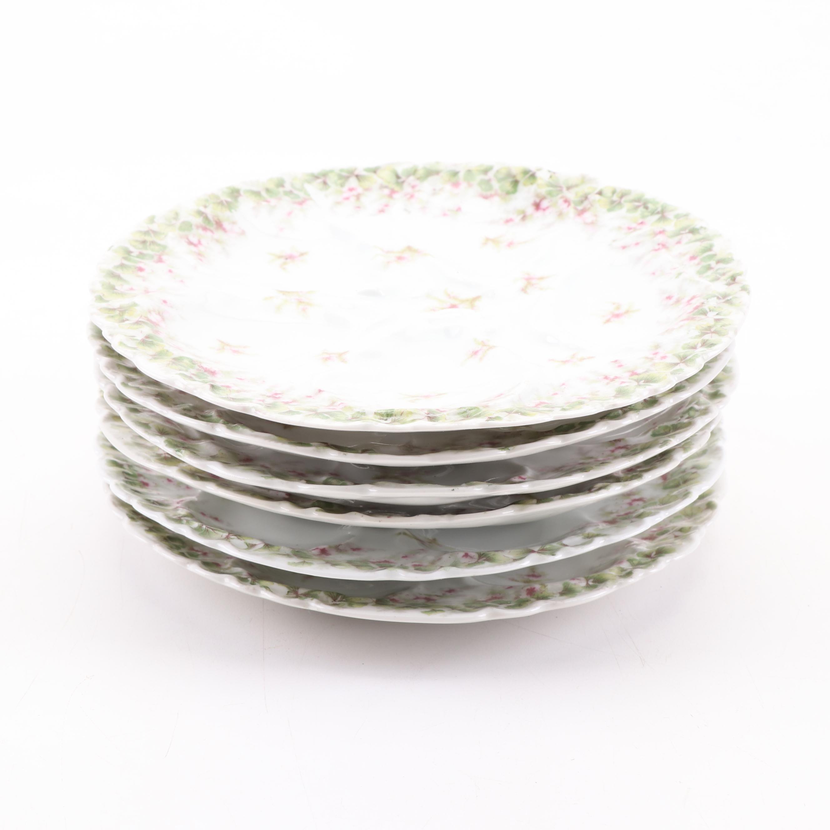 Gerard Dufraisseix & Morel Haviland Porcelain Oyster Plates, Late 19th Century