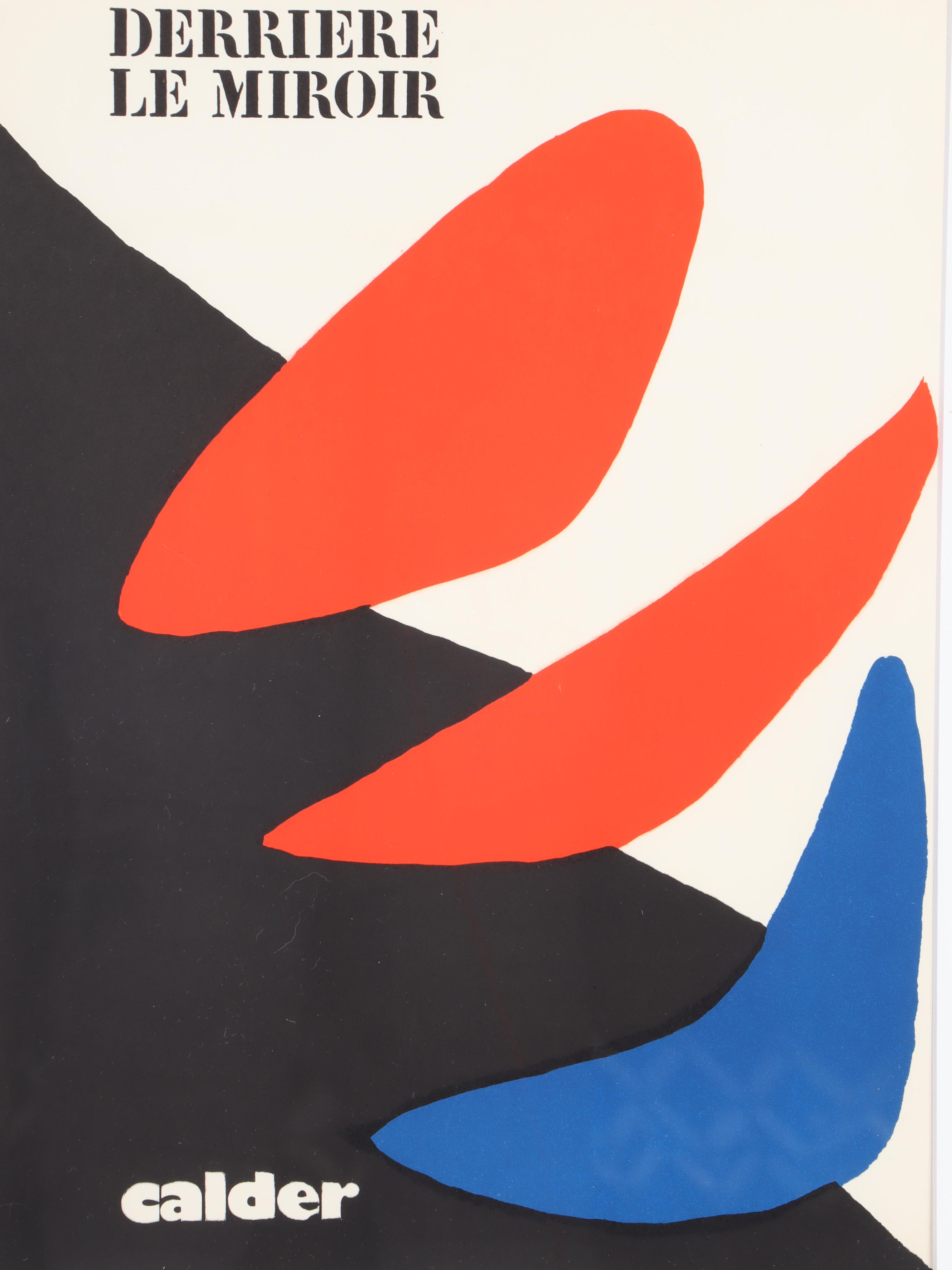 Alexander Calder Lithograph Cover for "Derrière le Miroir"