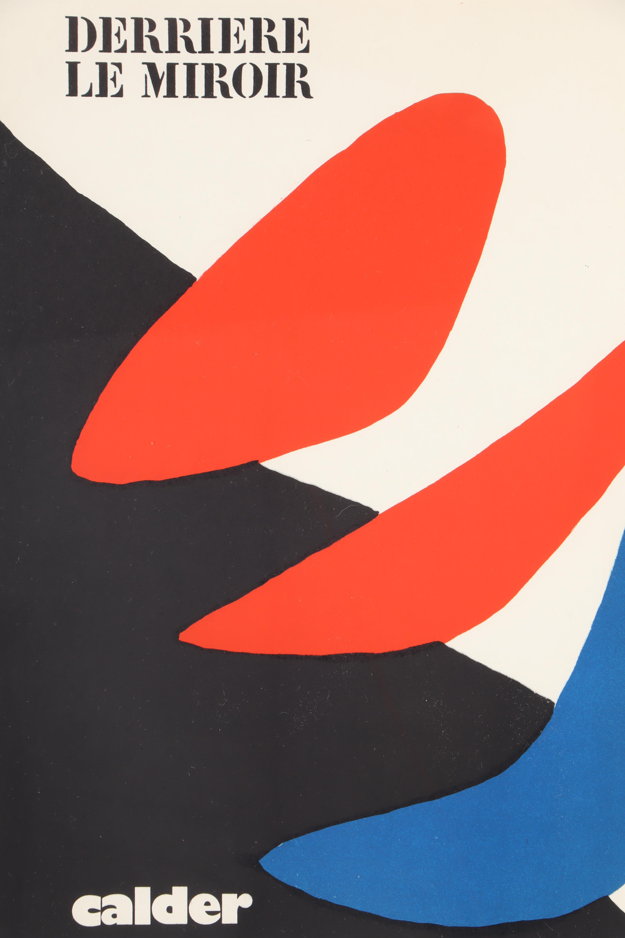 Alexander Calder Lithograph Cover for "Derrière le Miroir"