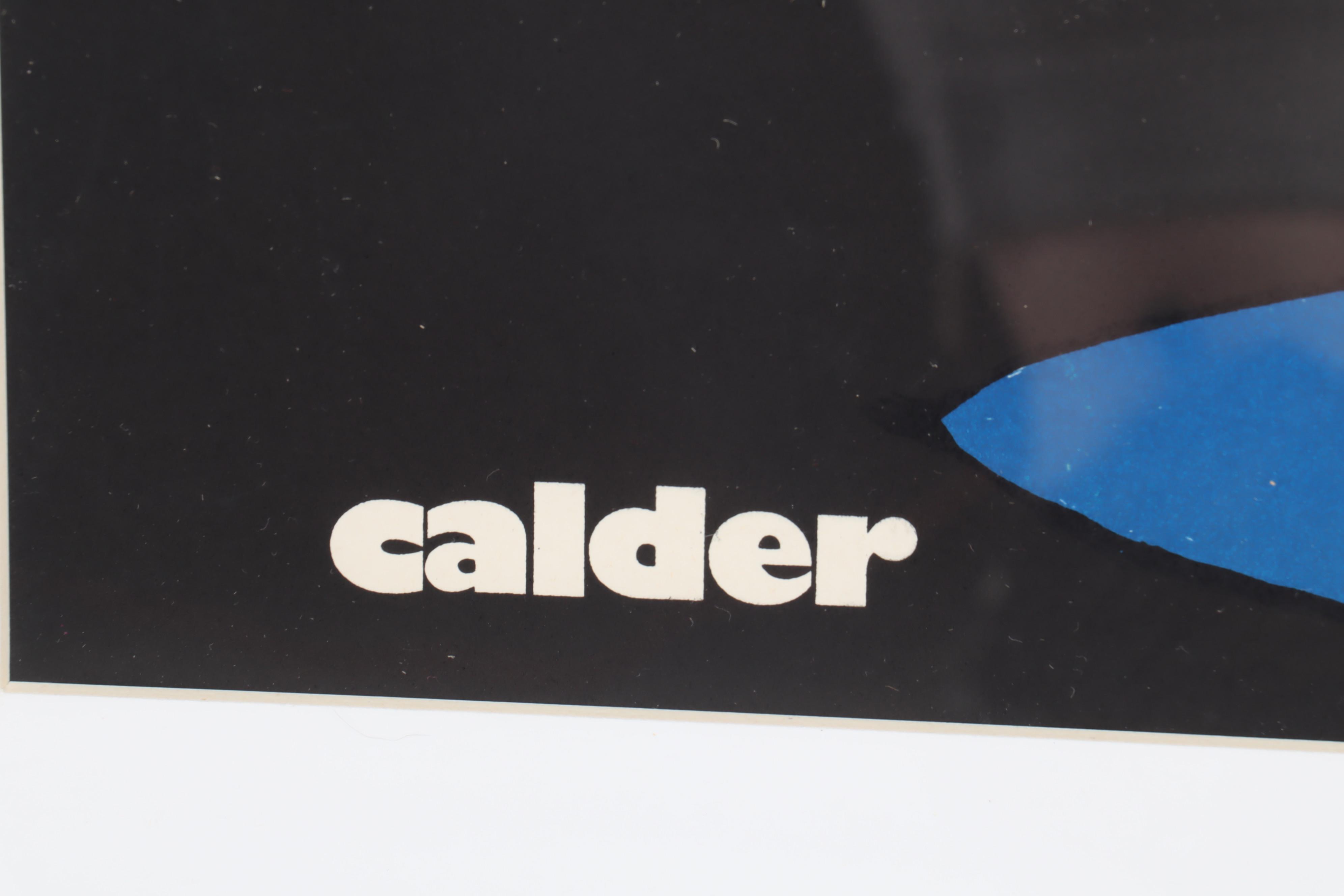 Alexander Calder Lithograph Cover for "Derrière le Miroir"