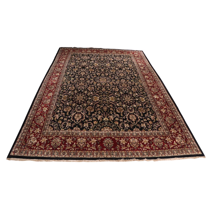 Power Loomed Persian Style Room Sized Wool Rug